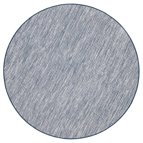 Dash & Albert Tideline Navy Indoor/Outdoor Rug - Water-Resistant & Durable Area Rug for Living Room, Patio, Deck - Perfect for High-Traffic Areas & Coastal Decor