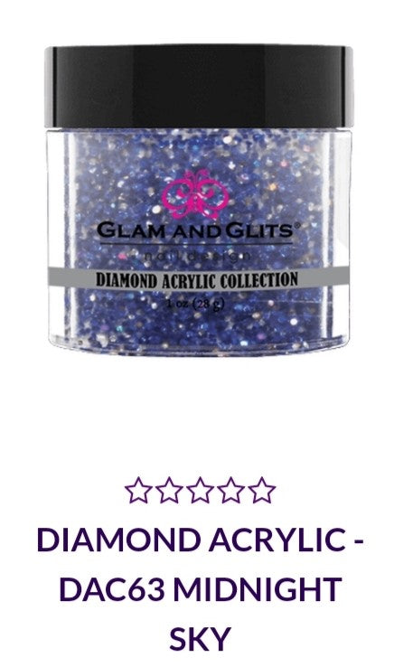 GLAM AND GLITS DA63 1 oz Diamond Ring - Midnight Sky Blue Cubic Zirconia Sterling Silver Jewelry for Women | Perfect for Evening Parties, Date Nights & Special Occasions