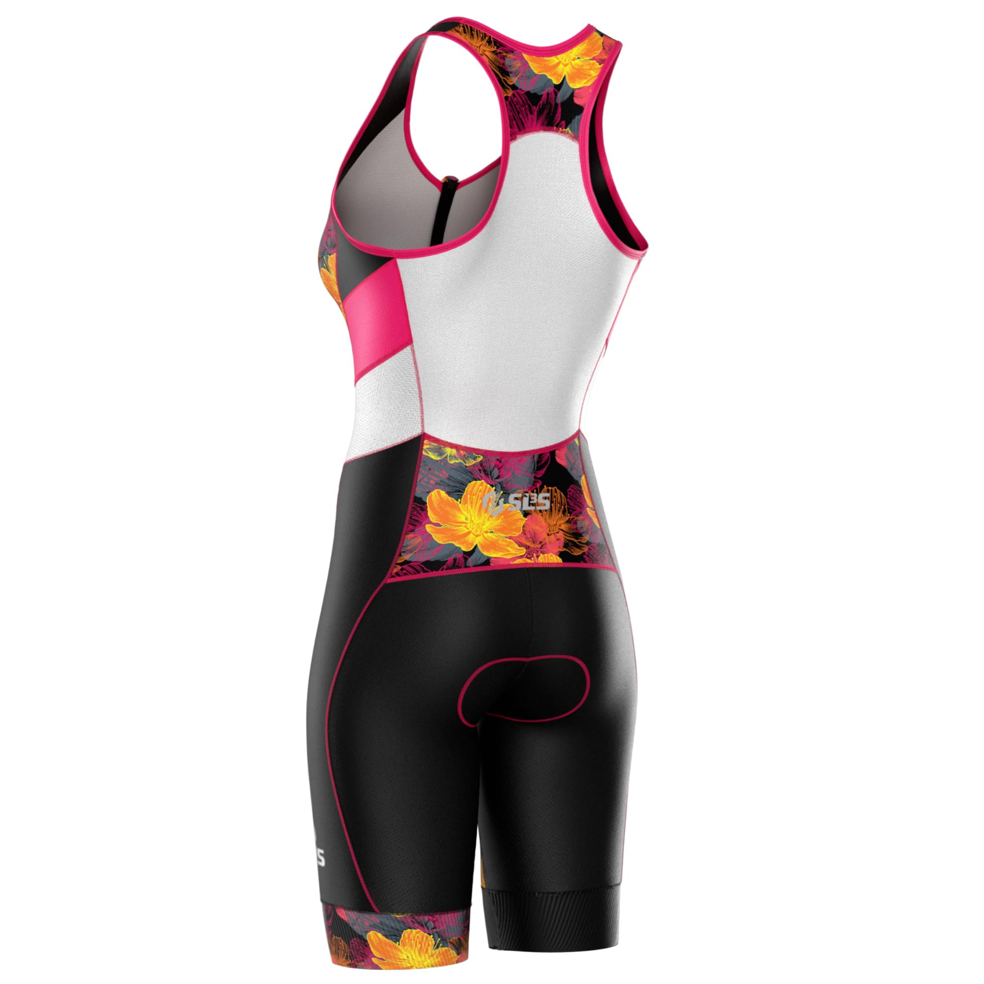 Women's Premium One-Piece Triathlon Suit - High-Performance Trisuit for Competitive Swimming, Cycling & Running - No Shelf Bra - Ideal for Triathlons & Endurance Training