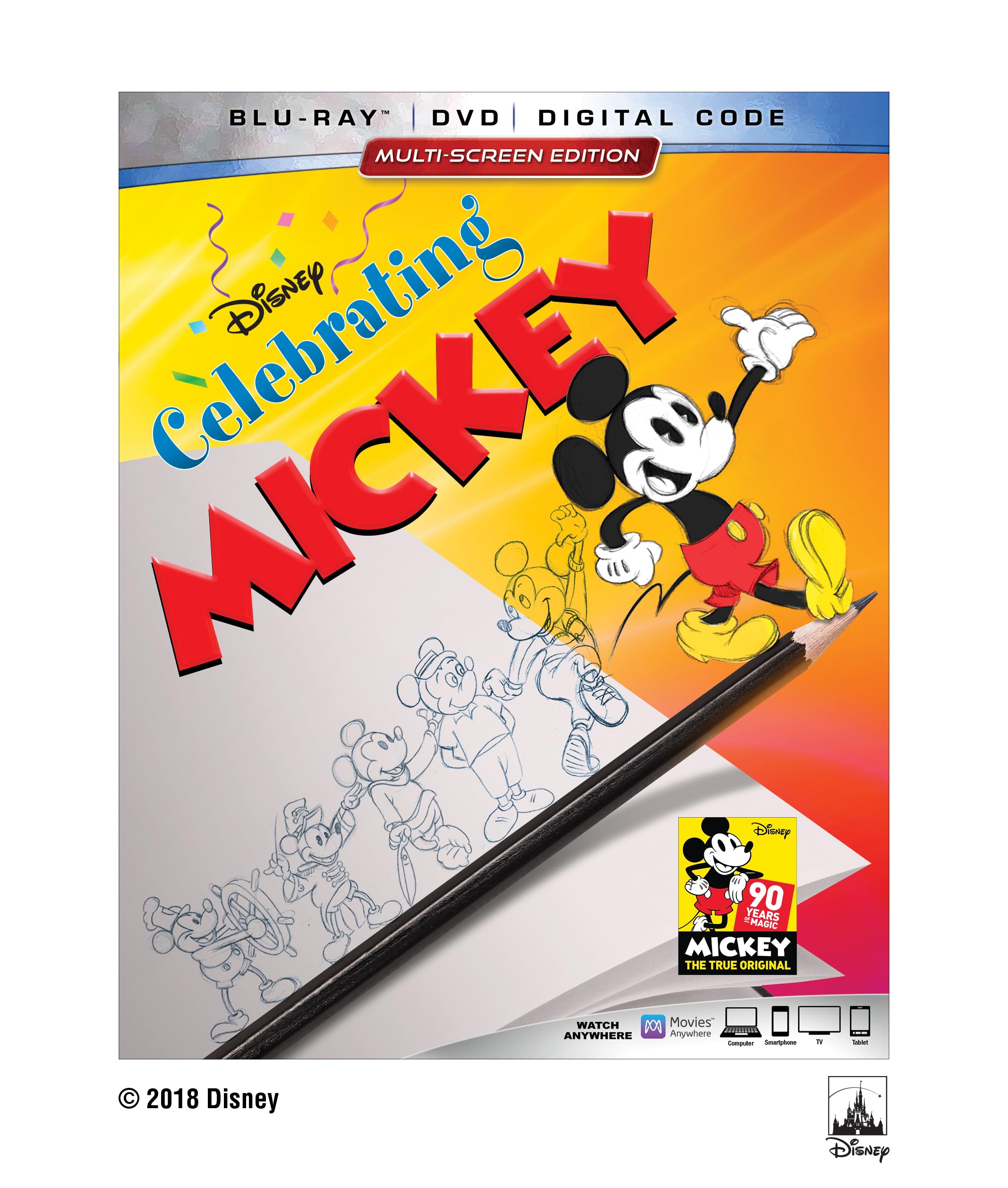 Celebrating Mickey - Disney Classic Home Video Release | Perfect for Family Movie Nights & Disney Fan Collections