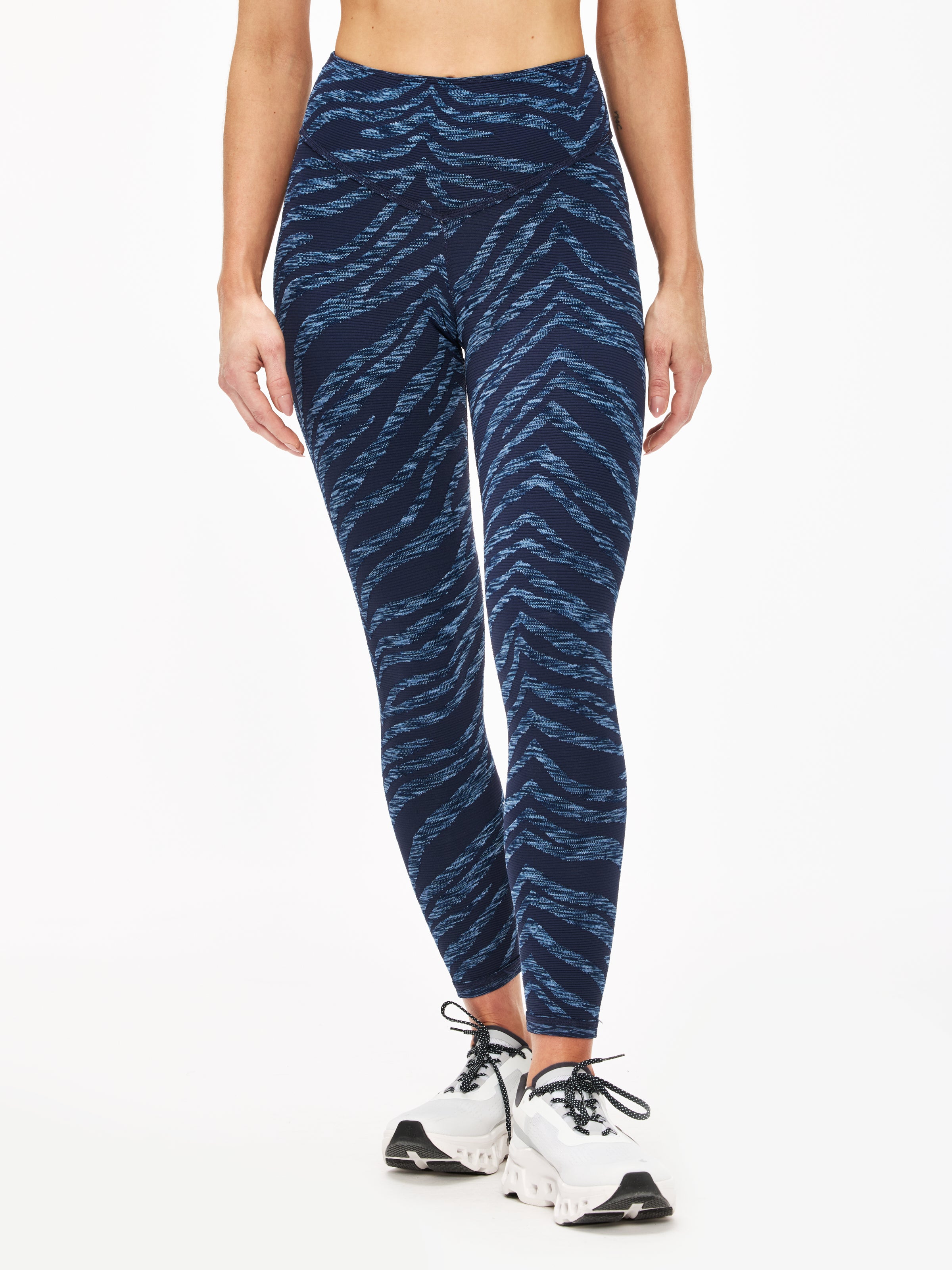 The Upside Mystere Reversible 25 Pant - Women's High-Waisted Yoga Pants for Workout, Lounge & Travel - Moisture-Wicking & 4-Way Stretch Activewear