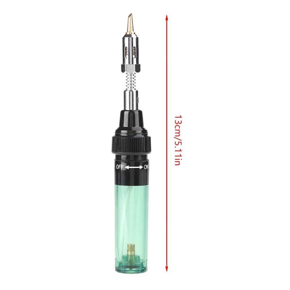 **Refillable Cordless Butane Soldering Iron & Torch Kit - 1300°F Portable Gas Soldering Tool for Automotive, Electronics, PC Repair & Home DIY - 40 Min Runtime - Perfect for On-the-Go Repairs & Crafting**