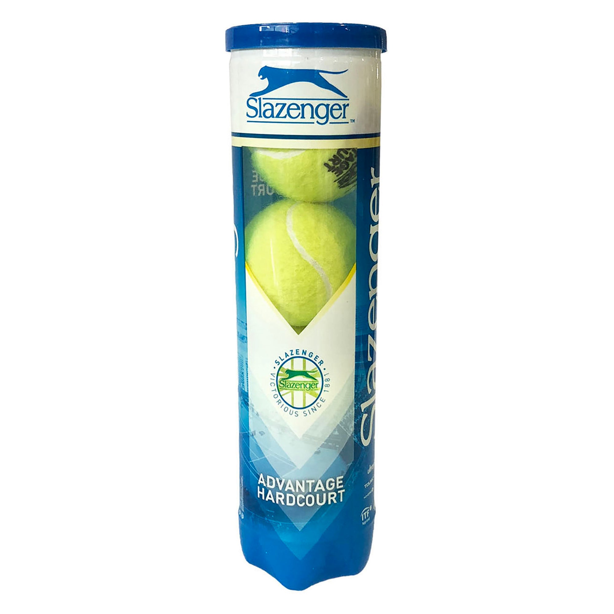 Wilson Advantage Hardcourt 4 Tennis Balls - Extra Duty Felt for Outdoor Courts - Perfect for Training, Matches & Recreational Play