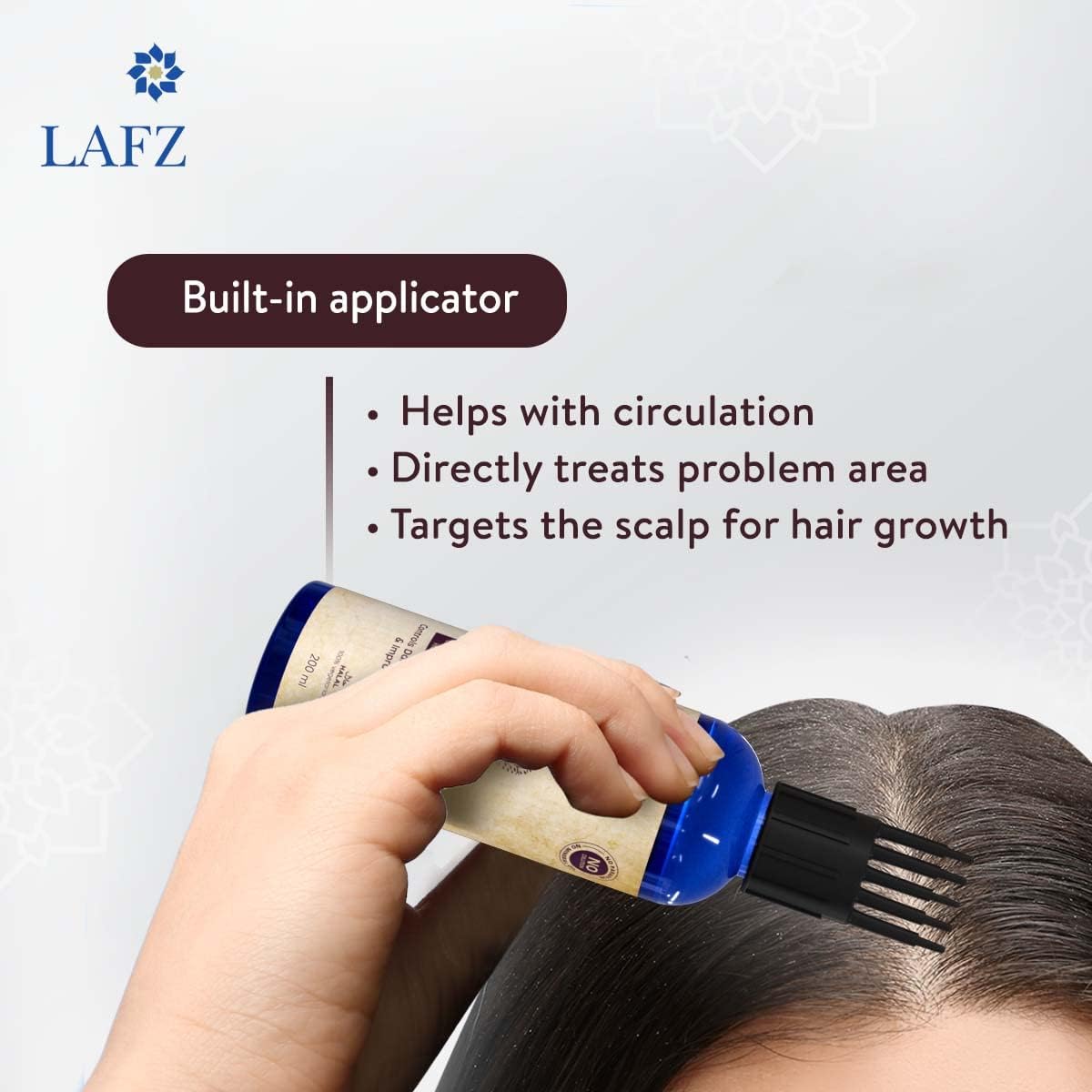 Lafz Advanced 10-in-1 Hair Growth Oil - 100ml | Nourishing Treatment for Dry, Damaged Hair & Scalp Care | Perfect for Daily Use & Styling