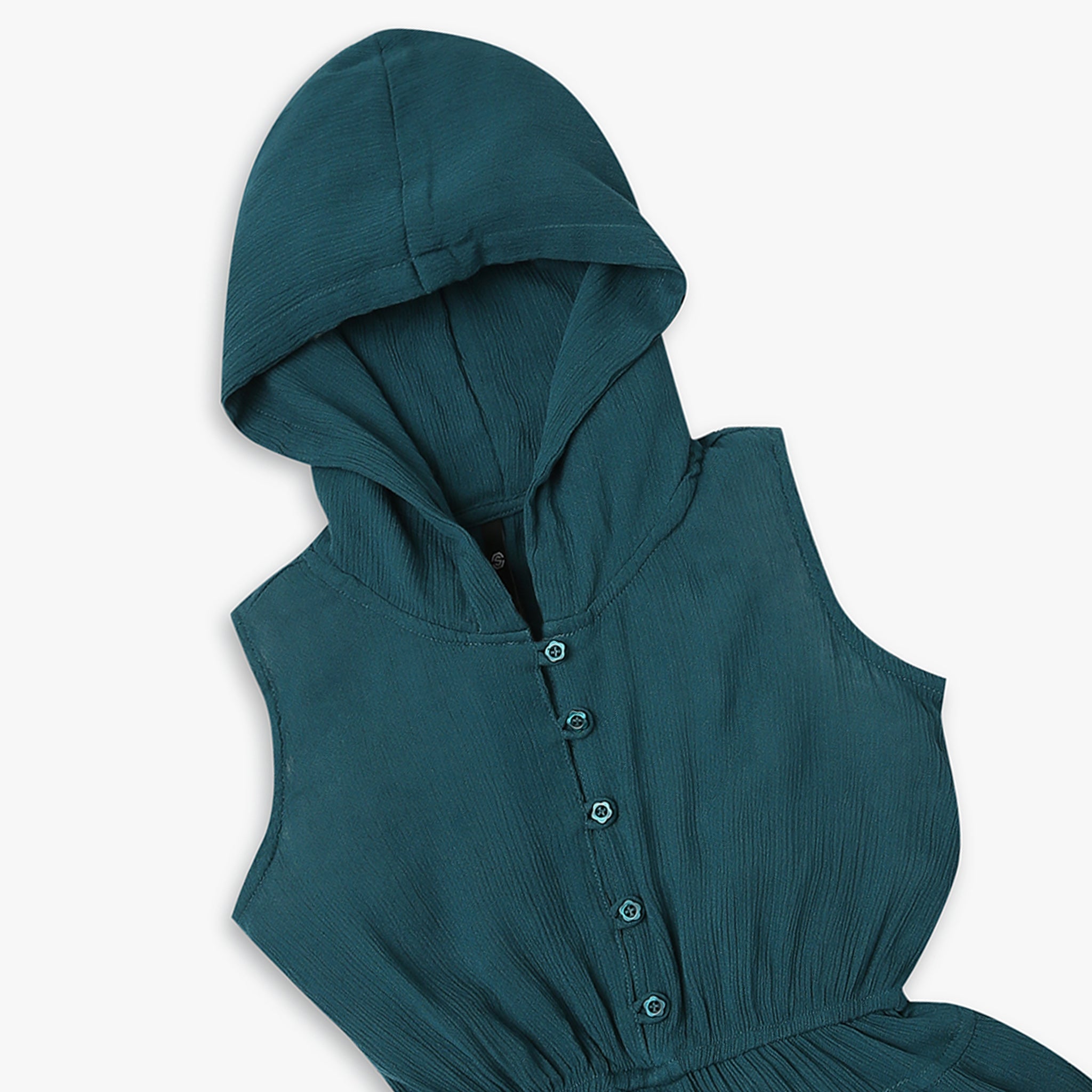 Girls' Regular Fit Solid Color Jumpsuit - Casual Playwear & Everyday Outfit for Toddlers and Kids