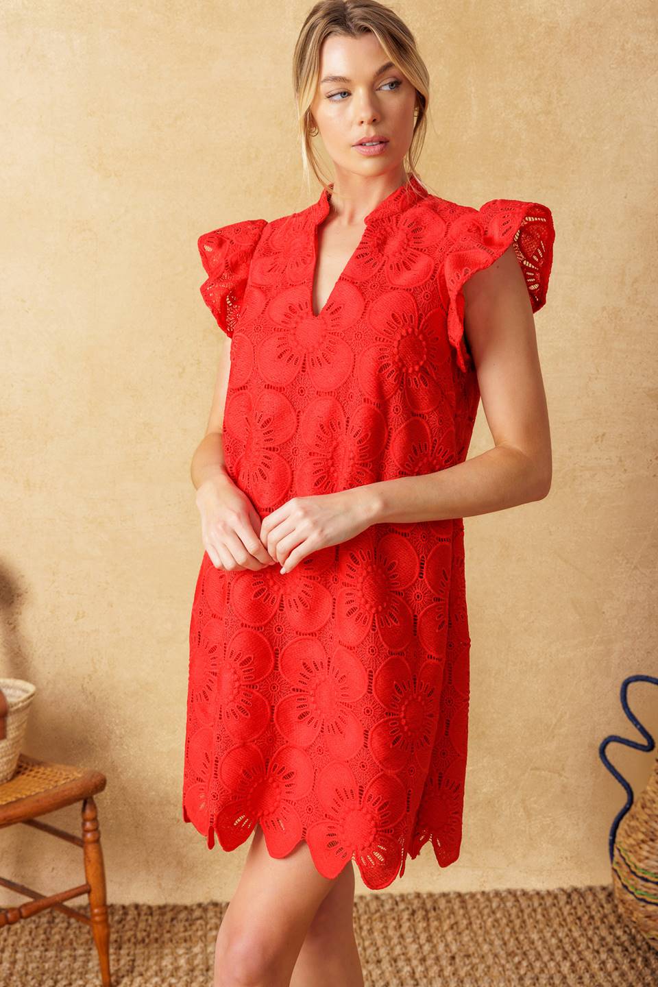 FLEETING WHISPERS Lace Mini Dress - Elegant Party & Evening Wear for Women | Perfect for Date Night, Cocktail Parties & Special Occasions
