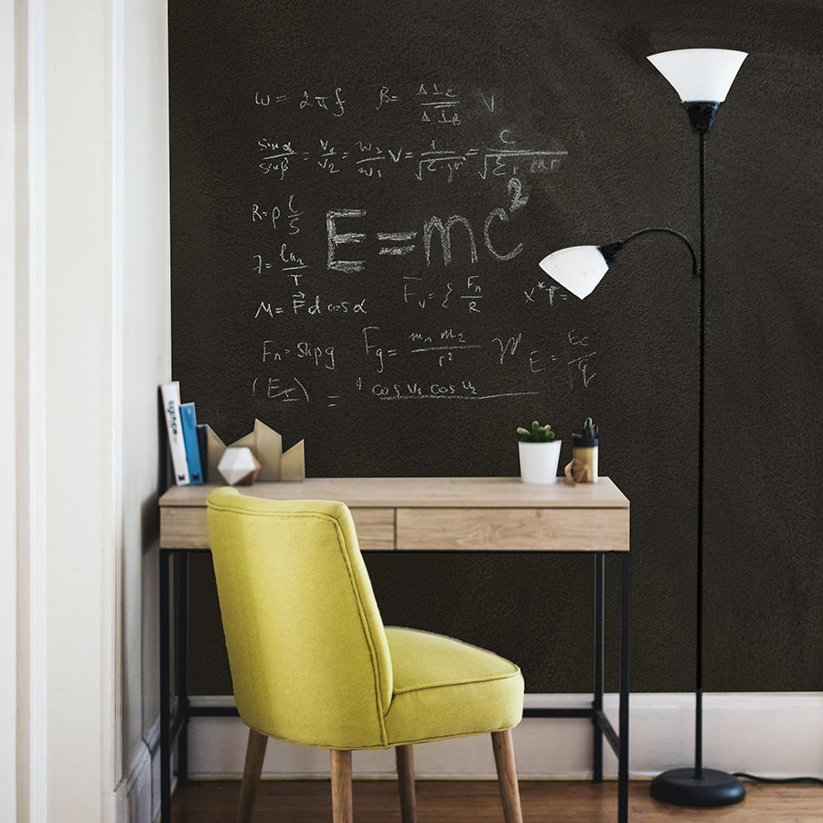 Black Chalkboard Peel and Stick Wallpaper - Removable Self-Adhesive Wall Decal for Kids Room, Kitchen, Office & Classroom - Write & Draw with Chalk (12