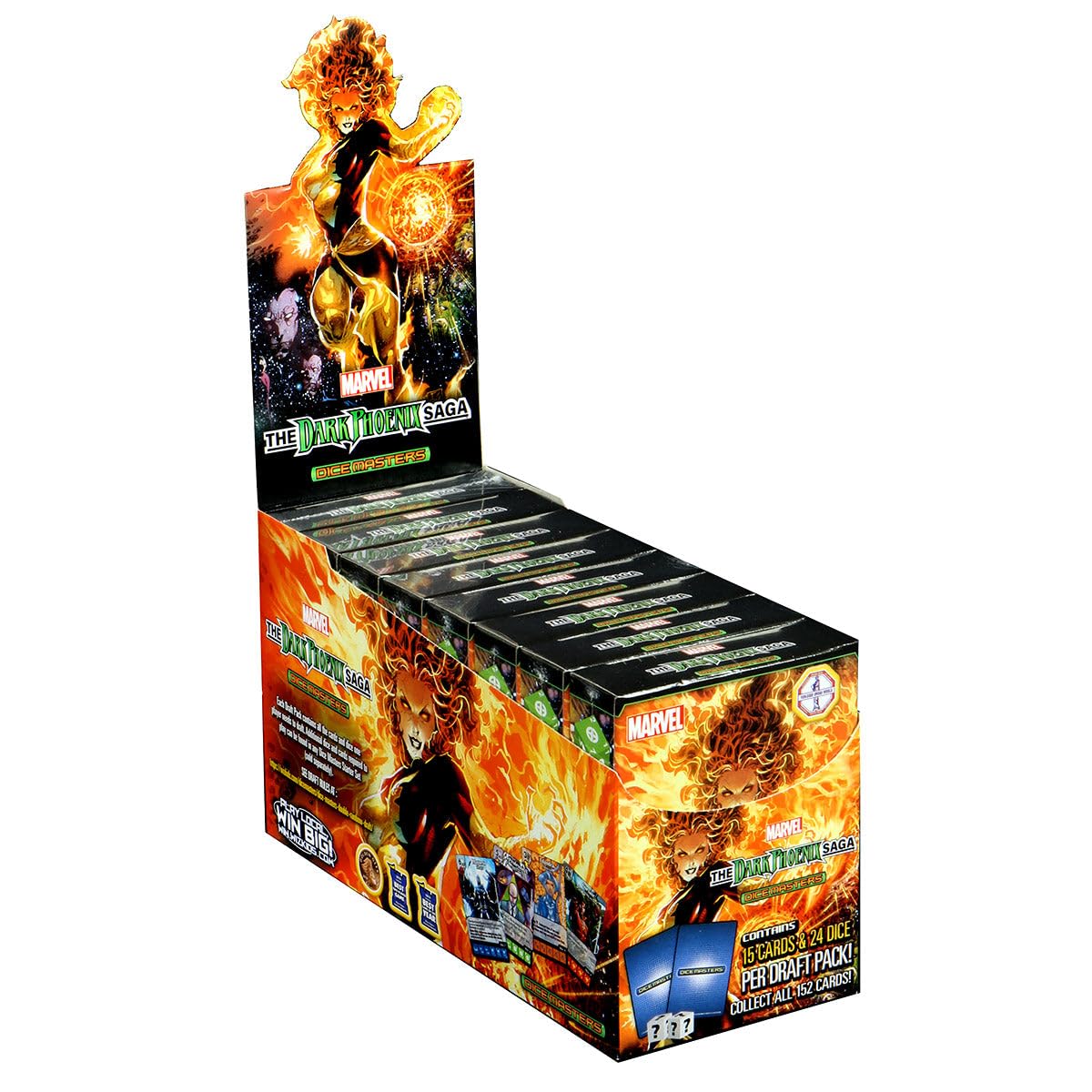 Marvel Dice Masters: The Dark Phoenix Saga Countertop Display - Collectible Dice Game for Superhero Fans | Perfect for Game Nights, Comic Conventions & Marvel Themed Parties