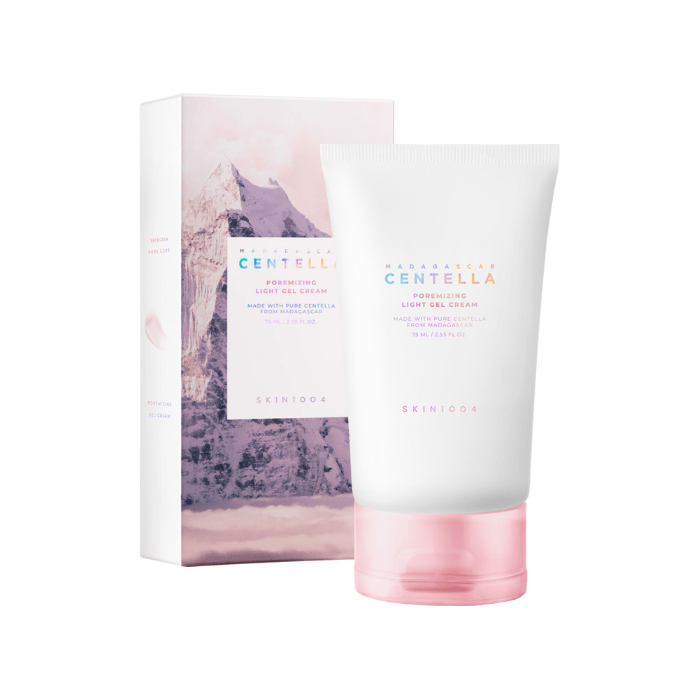 SKIN1004 Madagascar Centella Poremizing Light Gel Cream 75ml | Hydrating & Pore-Reducing Face Moisturizer for Oily & Combination Skin - Perfect for Daily Skincare Routine & Summer Hydration