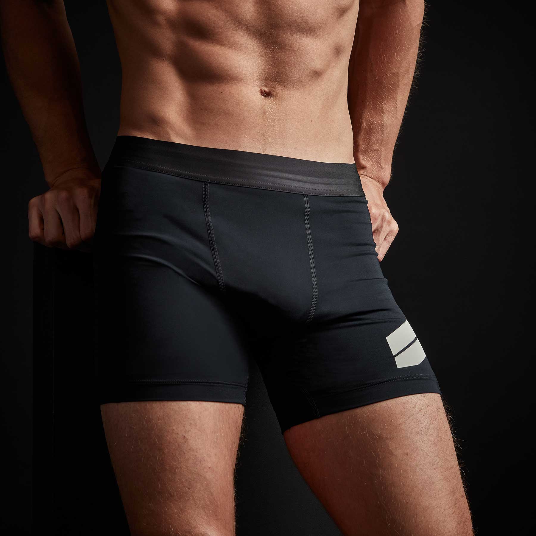**Men's Breathable Sport Boxer Shorts - Black - Comfortable Workout & Lounge Underwear for Running, Gym & Casual Wear**