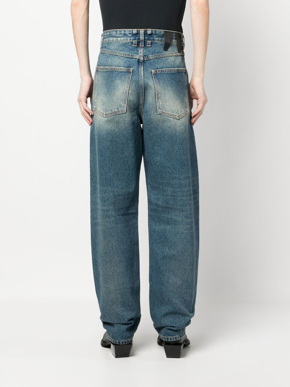 DARKPARK Men's Blue Jeans - Slim Fit Stretch Denim Pants for Casual Wear & Everyday Outfits