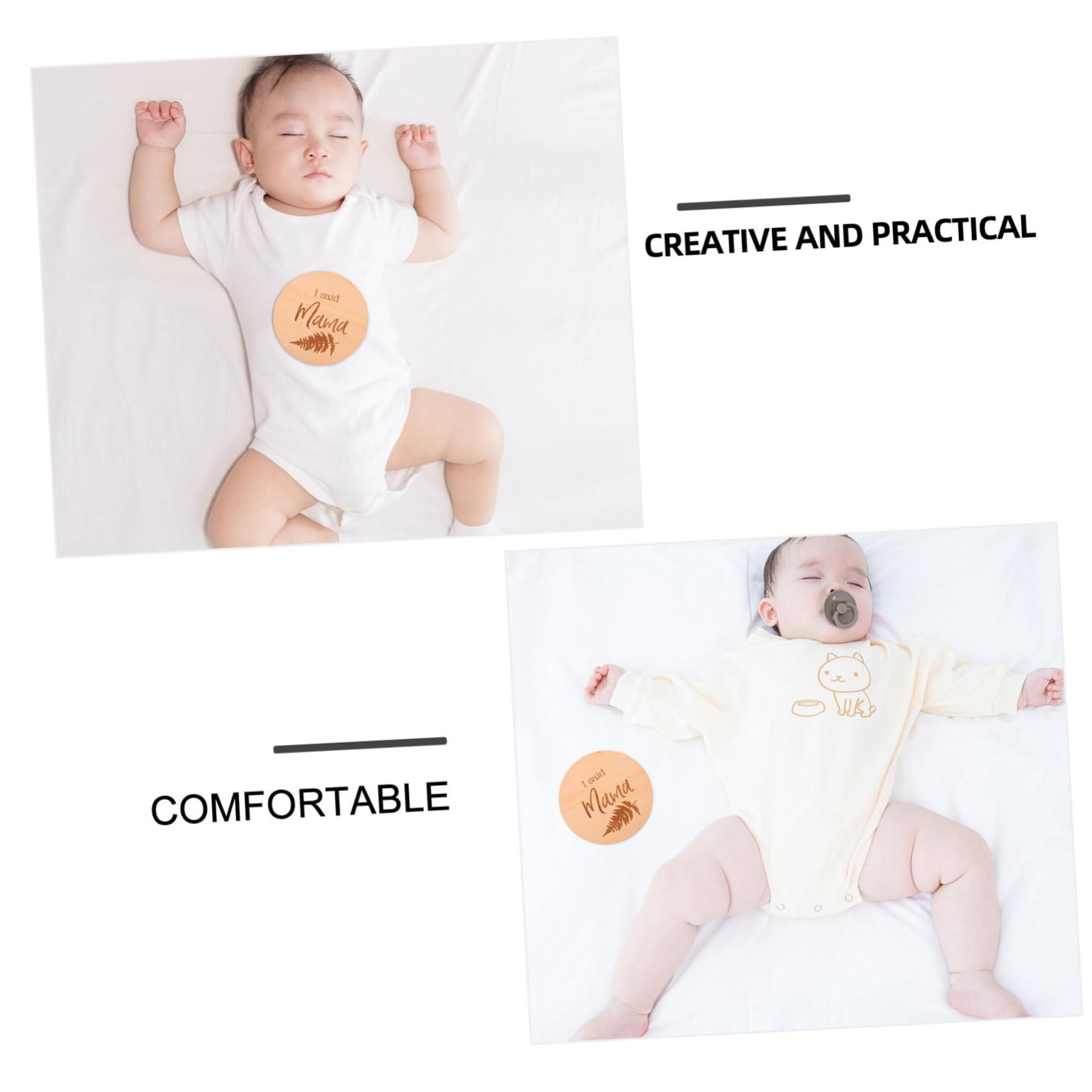 ULDIGI 12-Piece Baby Milestone Cards Set - Newborn Birth Month Photo Props for Baby Showers, First Birthday & Monthly Growth Tracking - Safe Non-Toxic Baby Shower Gift Idea
