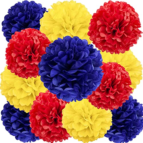 Yellow Red and Blue