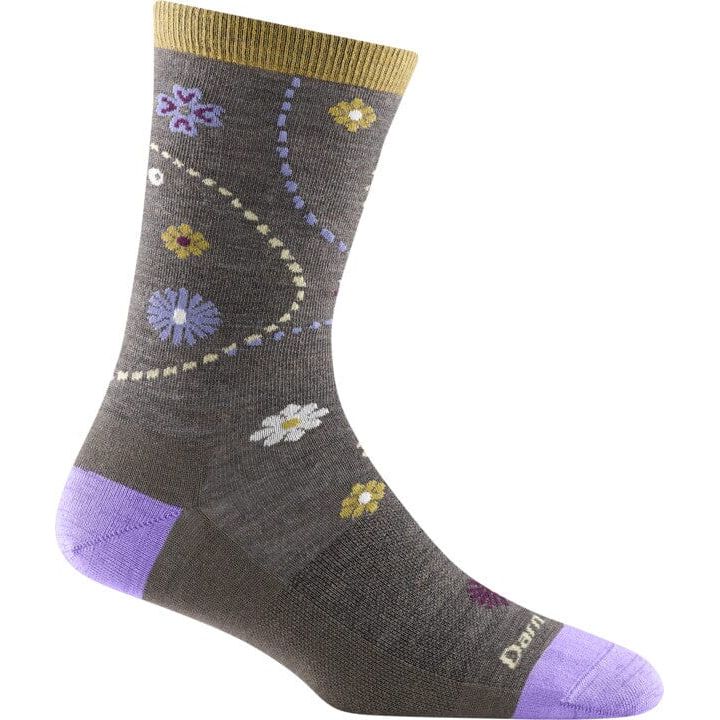 Darn Tough Women's Garden Crew Lightweight Lifestyle Socks - Comfortable & Durable for Hiking, Walking & Everyday Wear