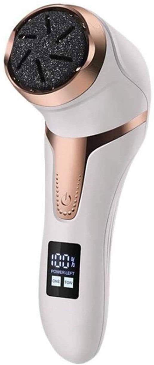 Electric Callus Remover Kit - Rechargeable Pedicure Tool with 3 Grinding Heads, Portable & Waterproof Foot File for Dead Skin, Hard Cracked & Dry Feet Care | Perfect for Home Pedicures & Professional Salon Use