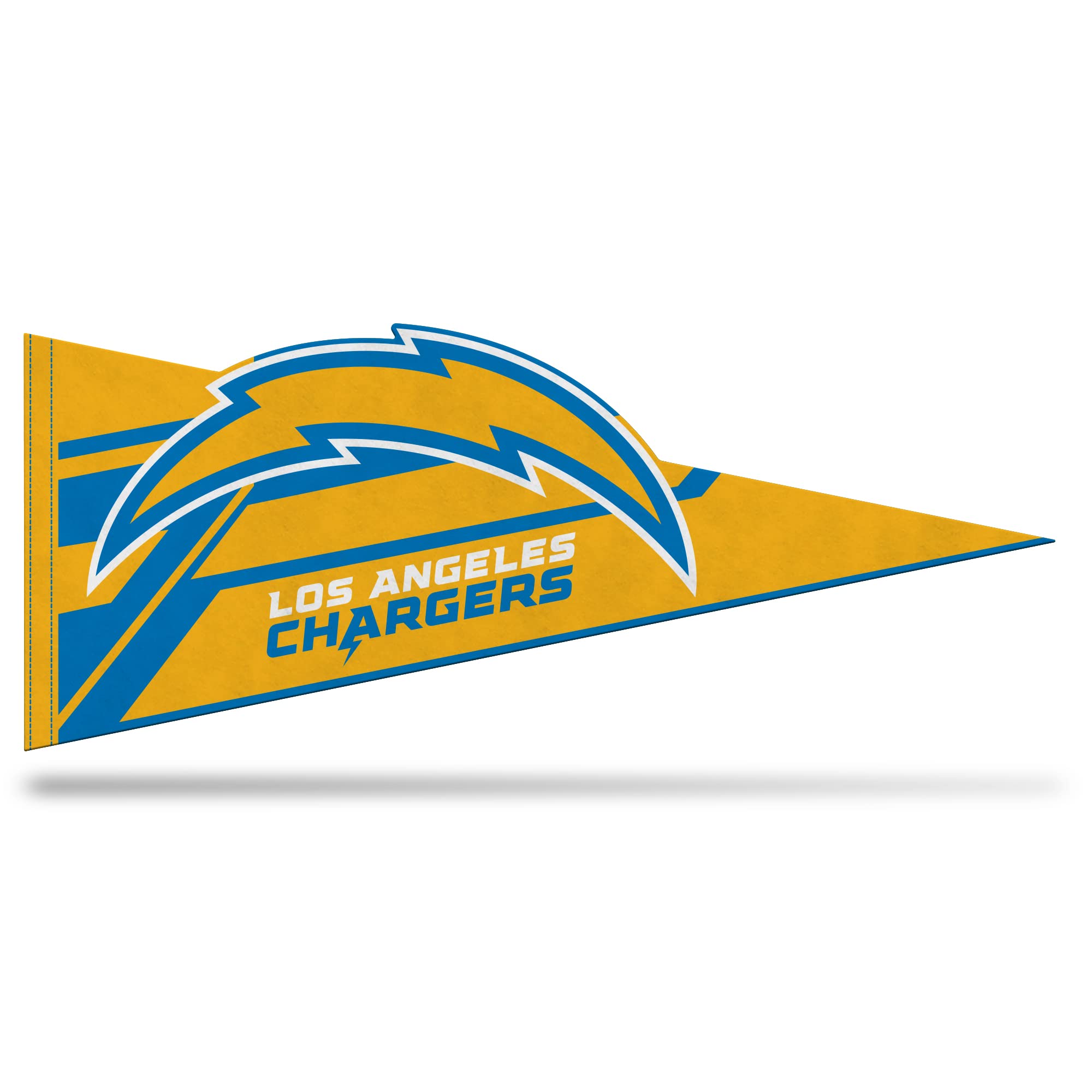 NFL Football Shaped Soft Felt Pennant - Easy to Hang Home Decor for Game Room, Man Cave, Bedroom - Perfect for Sports Fans & Team Spirit Display