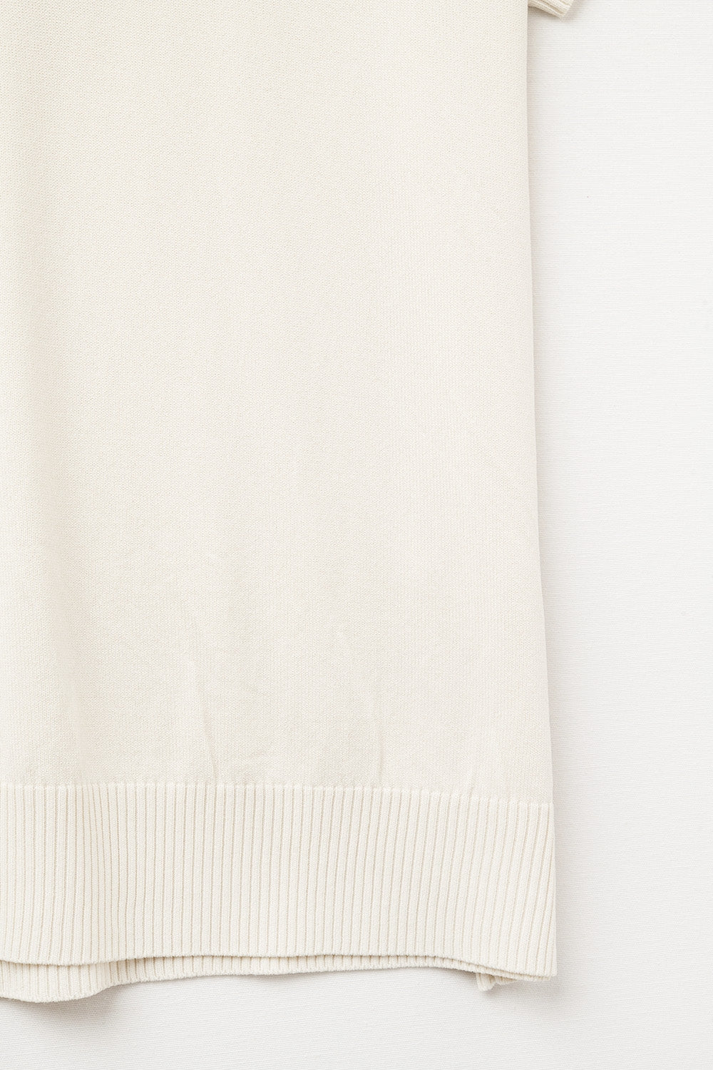 Fine Knit Beige Polo Shirt with Short Sleeves - Casual Summer Wear for Men | Office, Golf & Outdoor Activities