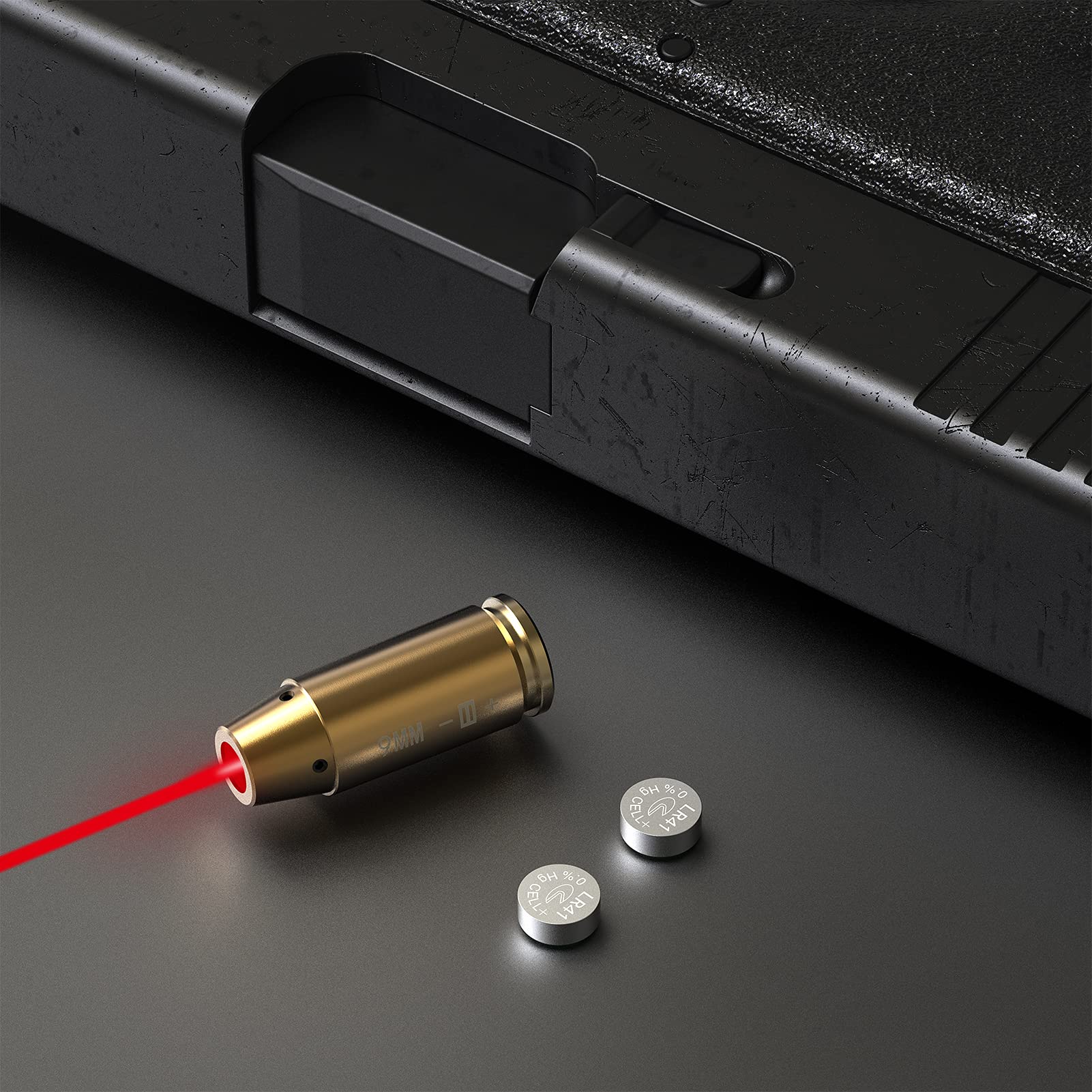 Feyachi Red Green Laser Bore Sight for 9mm, 12 Gauge & .223/5.56mm - Precision Boresighter with 3 Battery Sets | Perfect for Rifle, Shotgun & Pistol Zeroing at Range or Hunting
