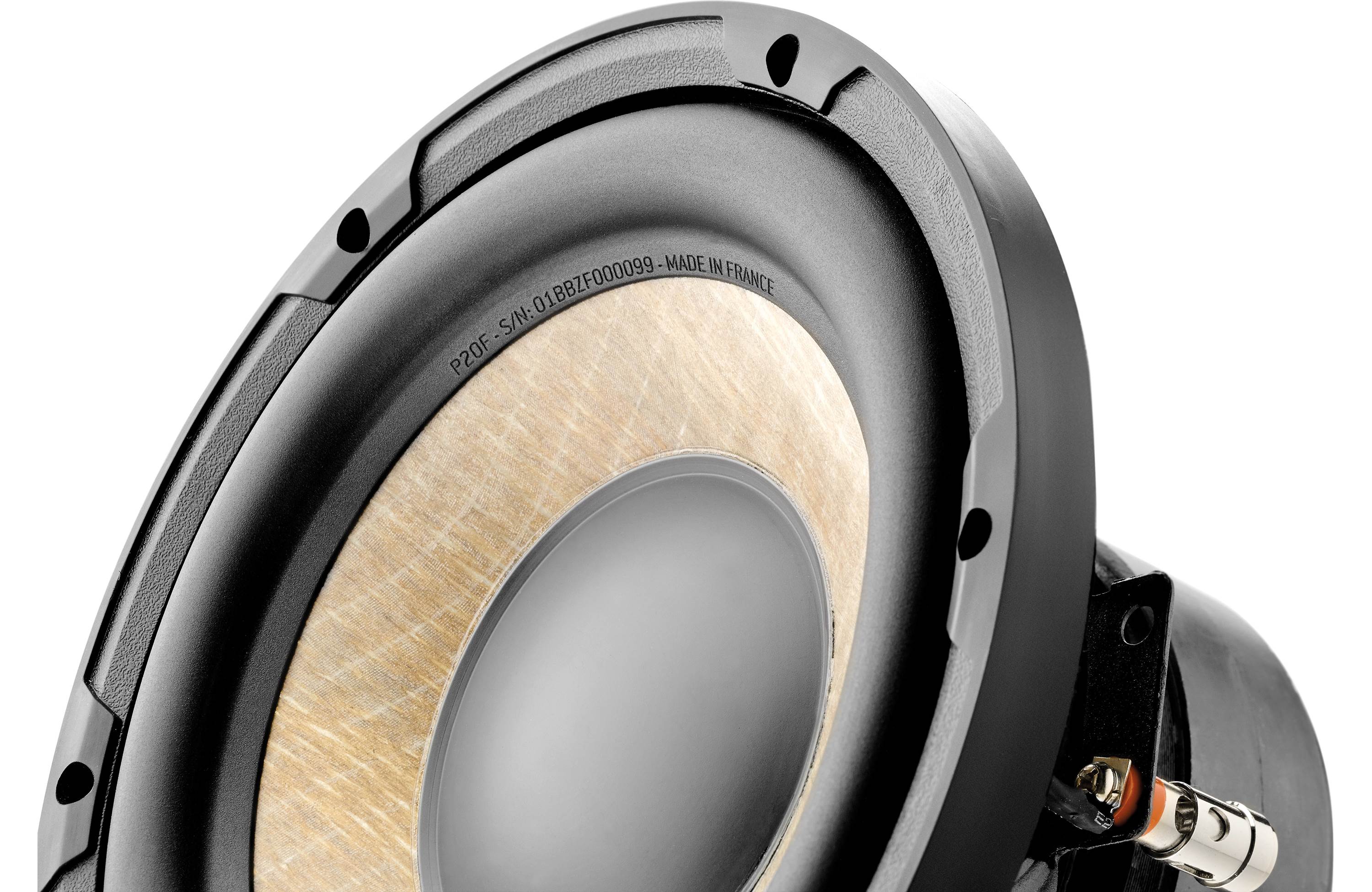 Focal SUB P 20FE 8 Flax EVO Series 4 Ohm Car Audio Subwoofer - High Performance Bass for Vehicles & Home Theater Systems