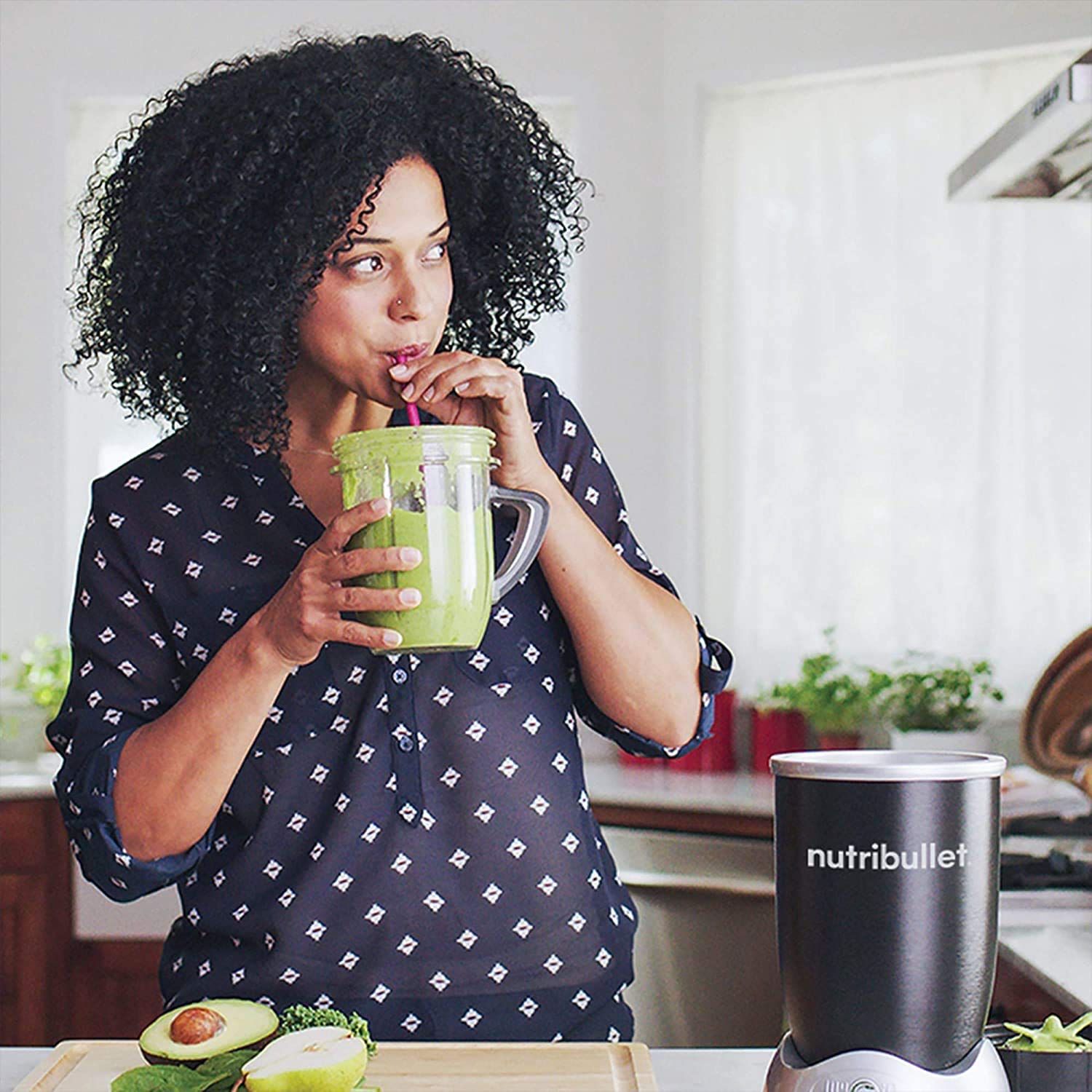 Nutribullet RX Blender with Smart Technology - Auto Start & Stop Function, Includes Recipe Book | High-Speed Blending for Smoothies, Protein Shakes & Meal Prep | Perfect for Kitchen, Gym & Healthy Lifestyle