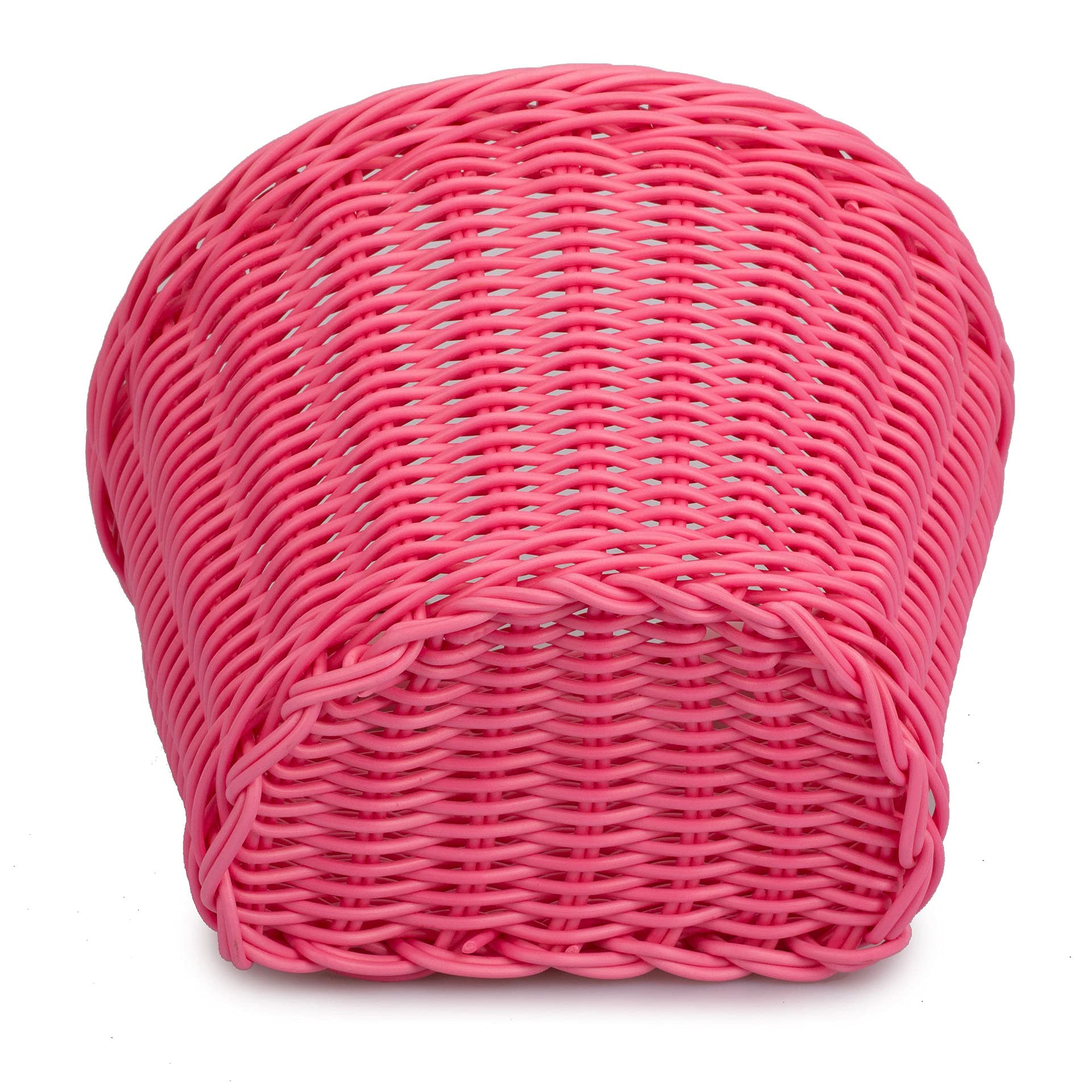 Girls' Front Bike Basket - Small Woven Wicker Cruiser Bicycle Basket with Handlebar Streamers & Bell - Kids Bike Accessories for Boys & Girls Ages 3-13 - Perfect for School, Park Rides & Family Cycling Adventures