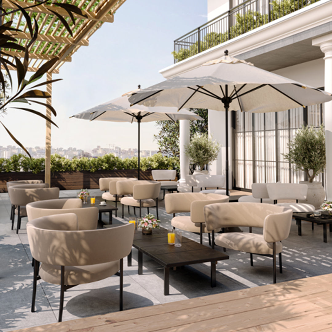 Premium Outdoor Lounge Armchair - Waterproof & Durable Patio Furniture for Garden, Poolside, and Backyard Relaxation