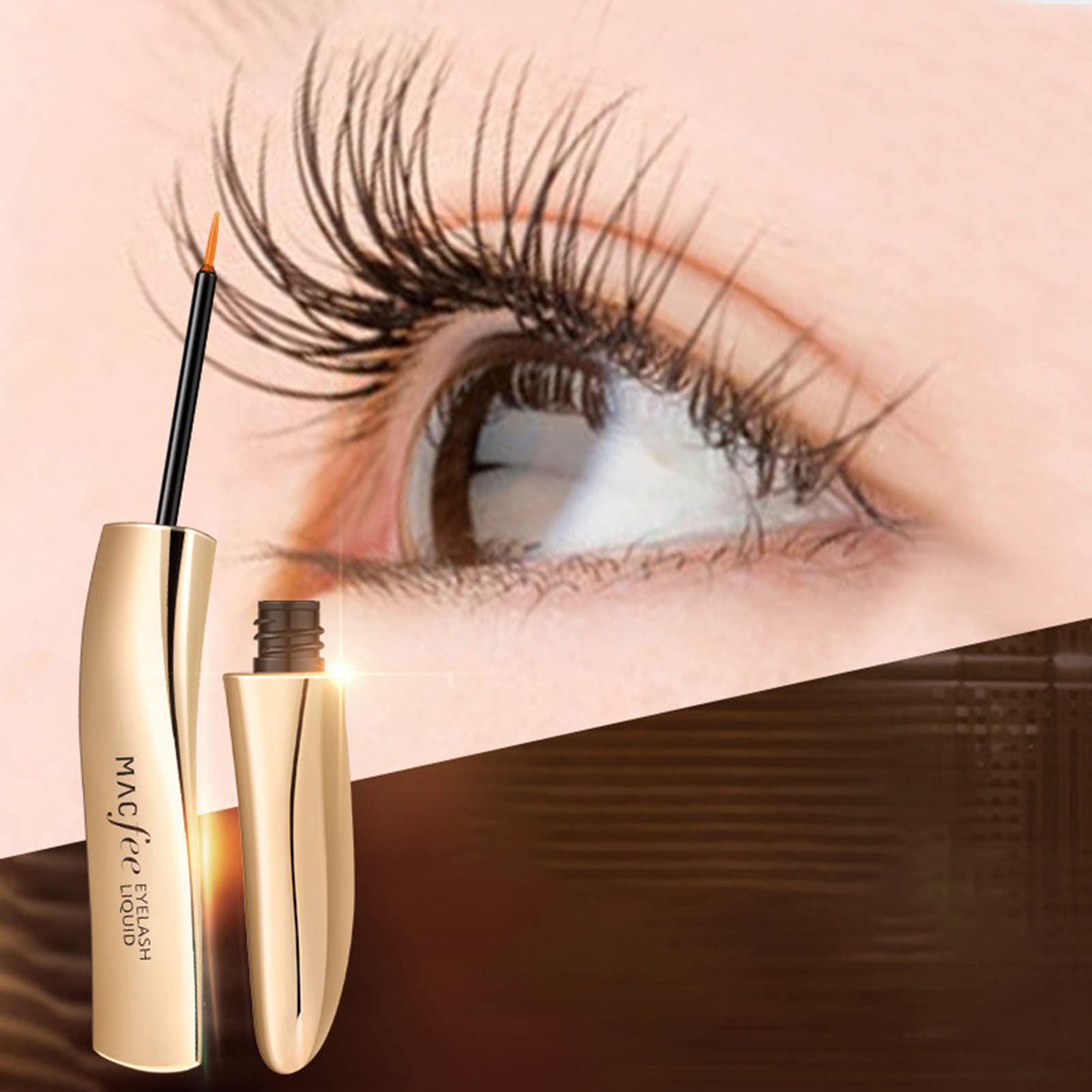 4.5ml Eyelash Growth Serum for Longer, Thicker & Curlier Lashes - Natural Nourishing Formula for Eyebrows & Eyelashes | Perfect for Daily Use & Special Occasions