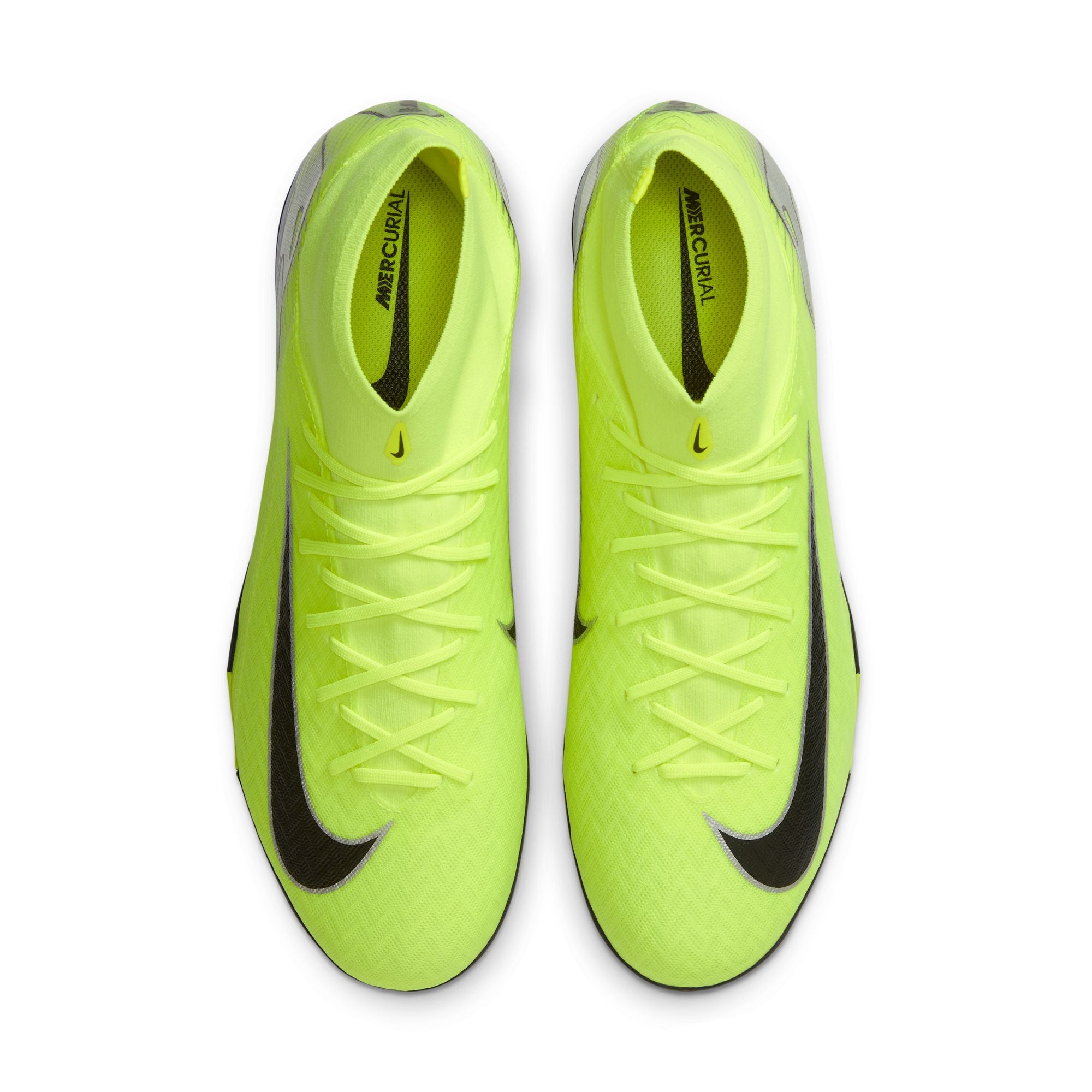 Nike Mercurial Superfly 10 Academy TF Turf Soccer Shoes for Men - Volt/Black Colorway - Perfect for Artificial Grass & Indoor Soccer Training