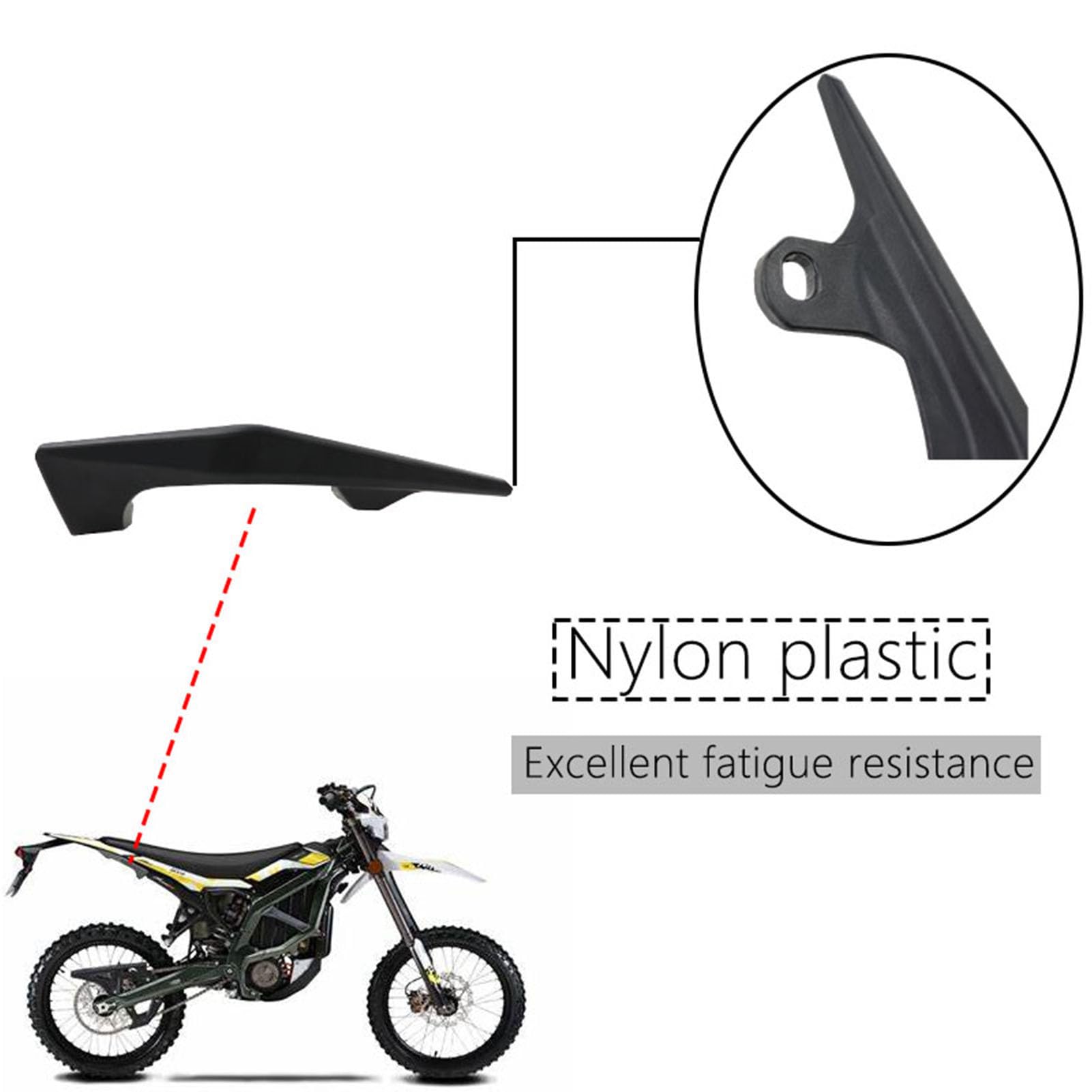 Upgraded Rear Handle Panels for SURRON Ultra Bee Dirt Bike - High-Performance Motorcycle Accessories Replacement Parts - Perfect for Off-Road Riding & Trail Adventures