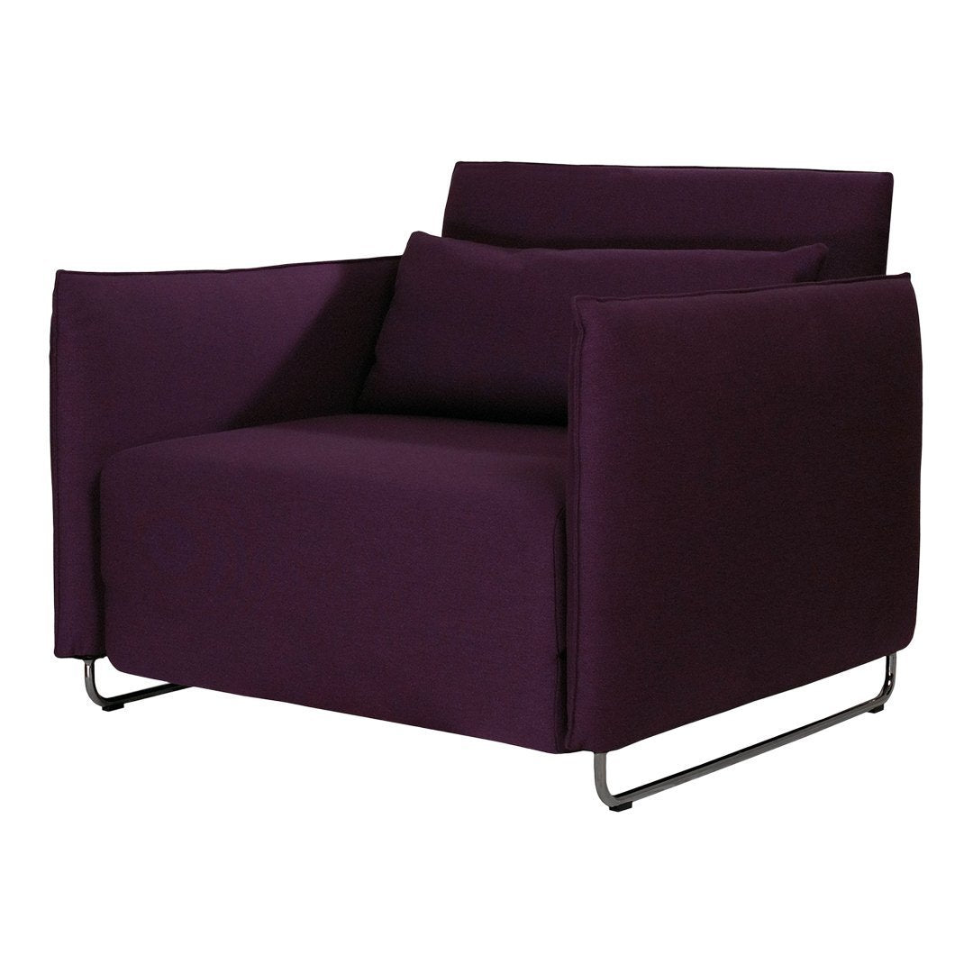 Modern Cord Chair - Convertible Single Bed for Small Spaces | Perfect for Studio Apartments, Guest Rooms & Dorm Living
