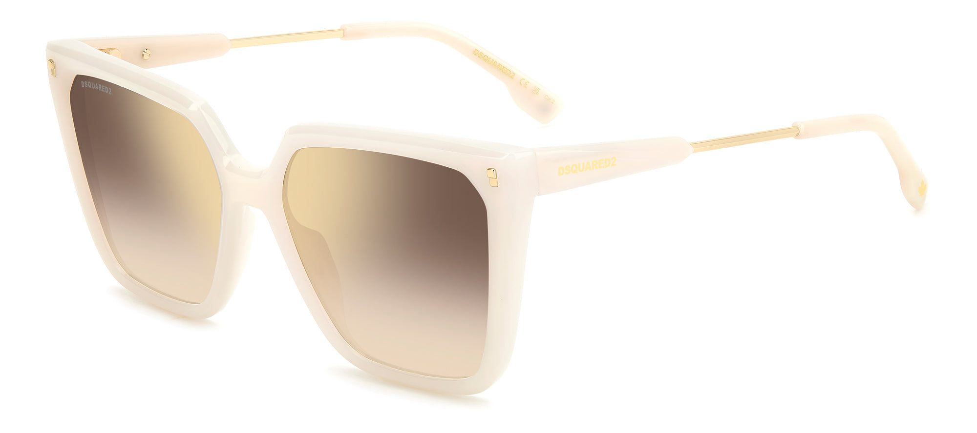 DSQUARED2 D2 0135/S Sunglasses - Polarized UV Protection Aviator Style for Men & Women - Perfect for Driving, Outdoor Sports & Fashion Accessories