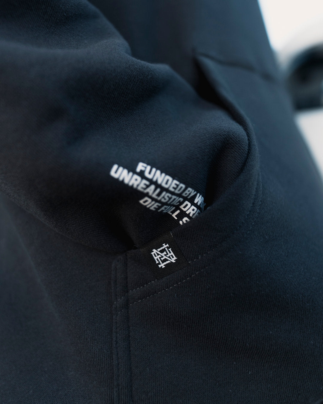 MANTRA HOODIE - Premium Slate Grey Pullover Sweatshirt for Men & Women | Cozy Fleece Lining, Relaxed Fit | Perfect for Yoga, Meditation & Casual Wear