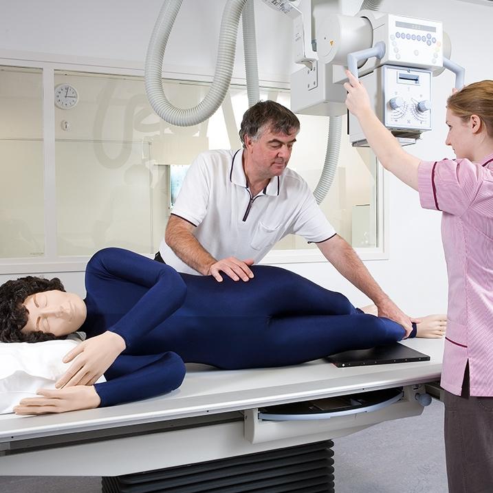 Full Body X-Ray and Radiographic Positioning Manikin - Professional Medical Training Model for Radiology Students & Technicians - Perfect for Classroom, Lab & Clinical Practice