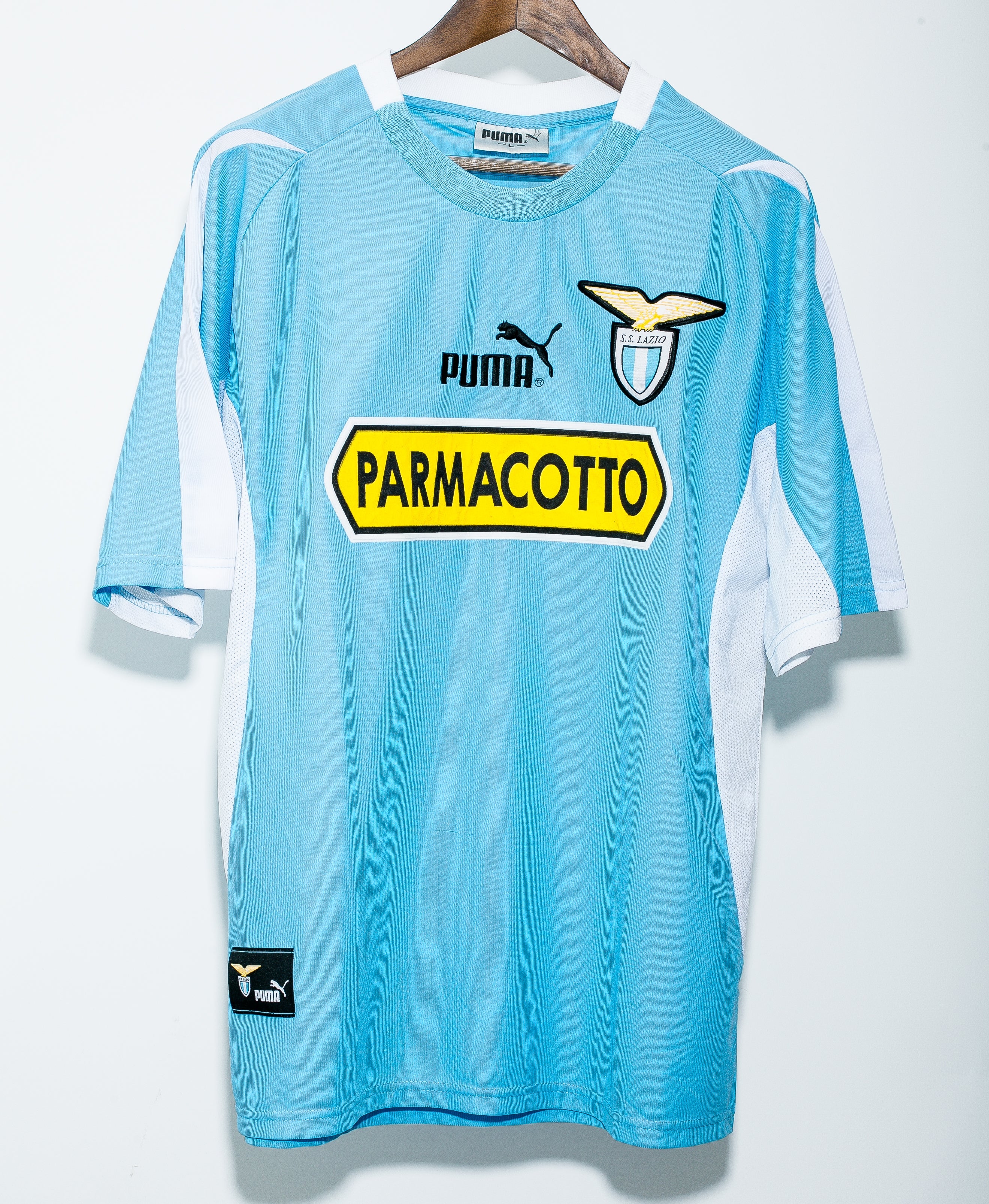 2003/04 Lazio Home Jersey - Size L - Authentic Football Shirt for Fans & Collectors - Perfect for Matchdays, Gifts & Sports Memorabilia