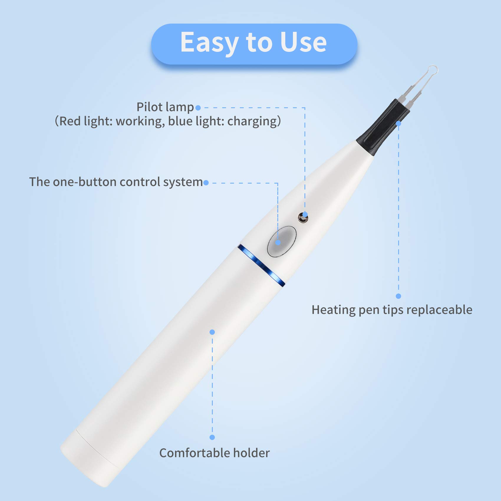 **Premium Dental Gutta Percha Point Cutter with 4 Replaceable Tips – Heated Endodontic Obturation System for Root Canal Filling | Ideal for Dentists & Endodontic Procedures**    *(Use Case: Perfect for precise gutta-percha cutting, root canal sealing, and professional dental treatments in clinics or dental offices.)*