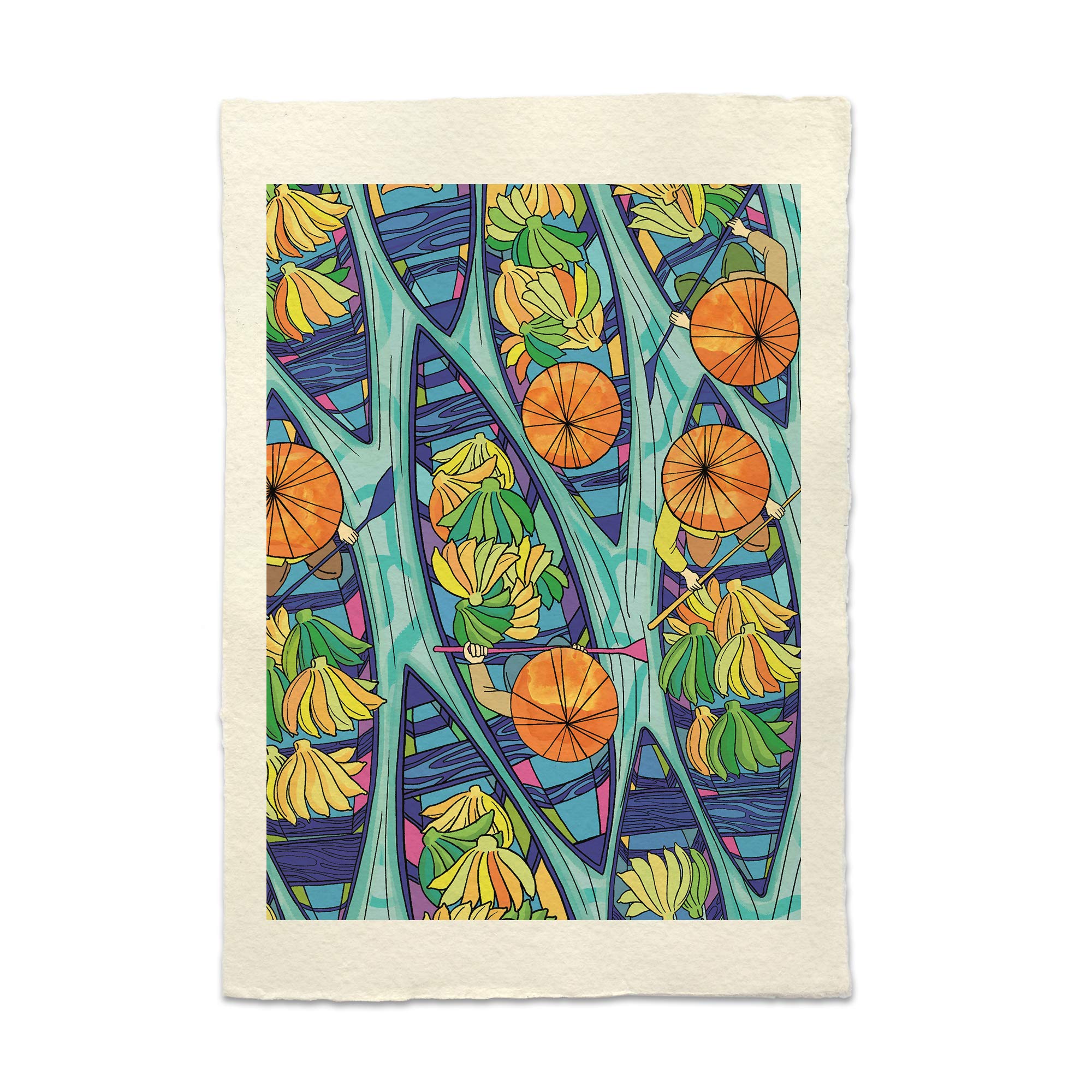 Vintage Vietnam Life Paper Poster - Wall Art for Home & Office Decor