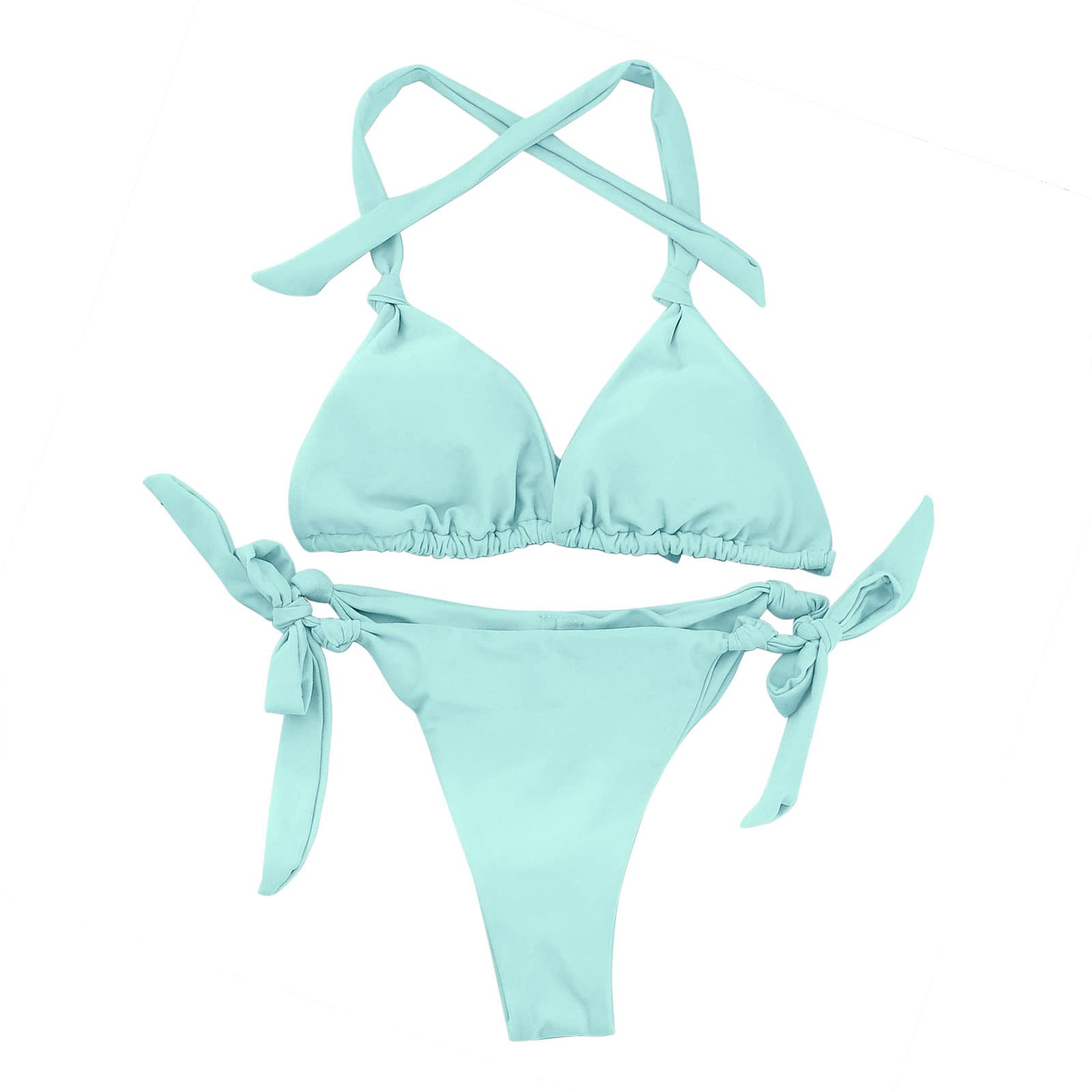 **Pink Bikini Set for Women - Cheeky Two-Piece Swimwear | High Waist Bathing Suits for Beach & Pool | Summer Vacation & Tropical Getaway**