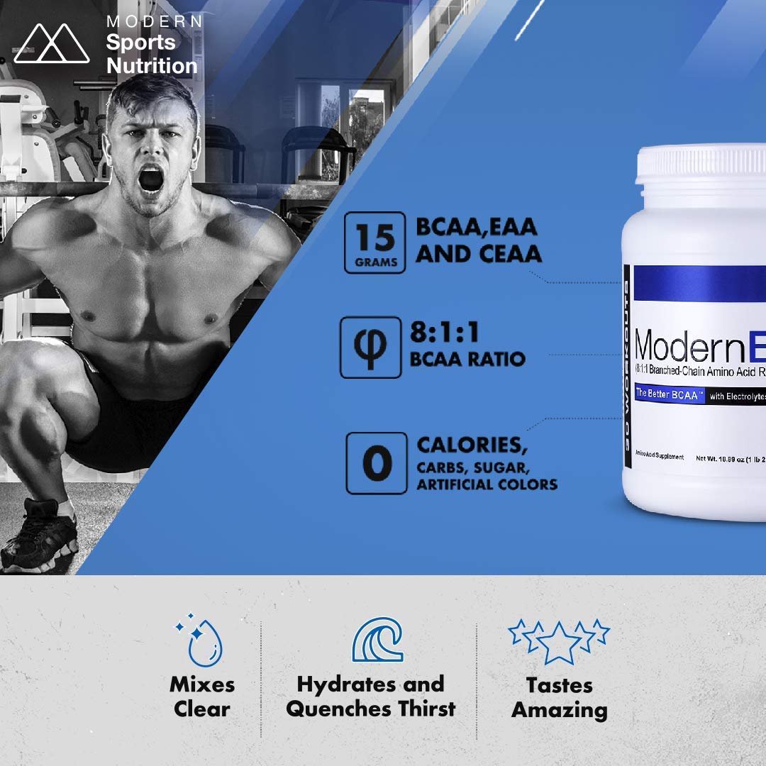 Branched Chain Amino Acid Powder | Sugar-Free Post-Workout Recovery Drink with 15g BCAAs & 8:1:1 Ratio for Men & Women | 30 Servings Grape Flavor | Ideal for Muscle Recovery, Hydration & Fitness Goals