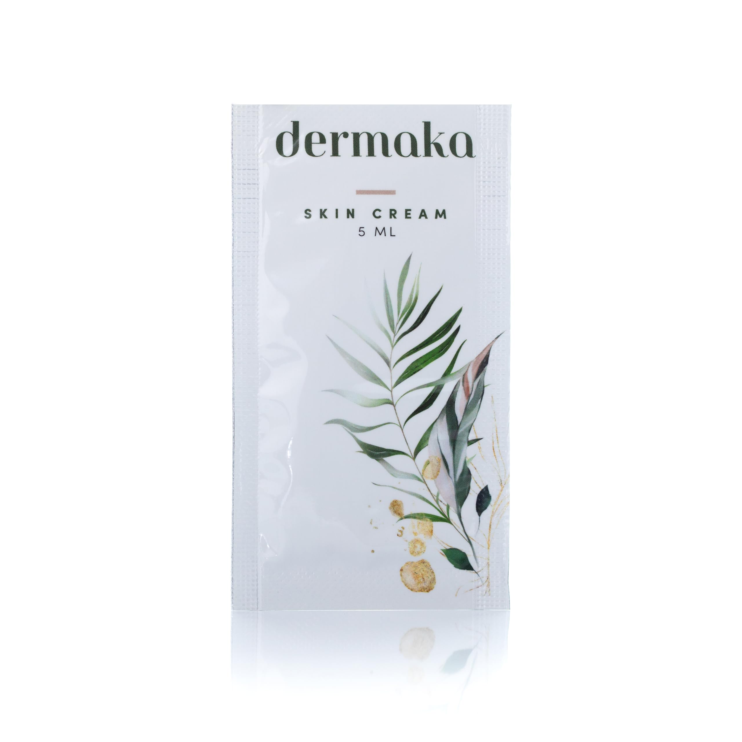 Dermaka All-Natural Skin Cream - 25 Packets (5ml Each) | Moisturizing Lotion for Dry, Sensitive Skin | Formulated by Surgeons for Healing & Repair | Perfect for Post-Procedure Care, Eczema & Daily Hydration