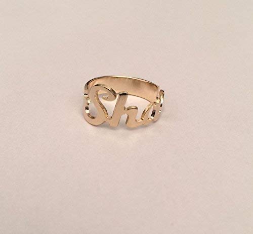 Personalized Name Ring for Women - Custom Initial Ring with Engraving - Perfect for Birthdays, Anniversaries & Gifts