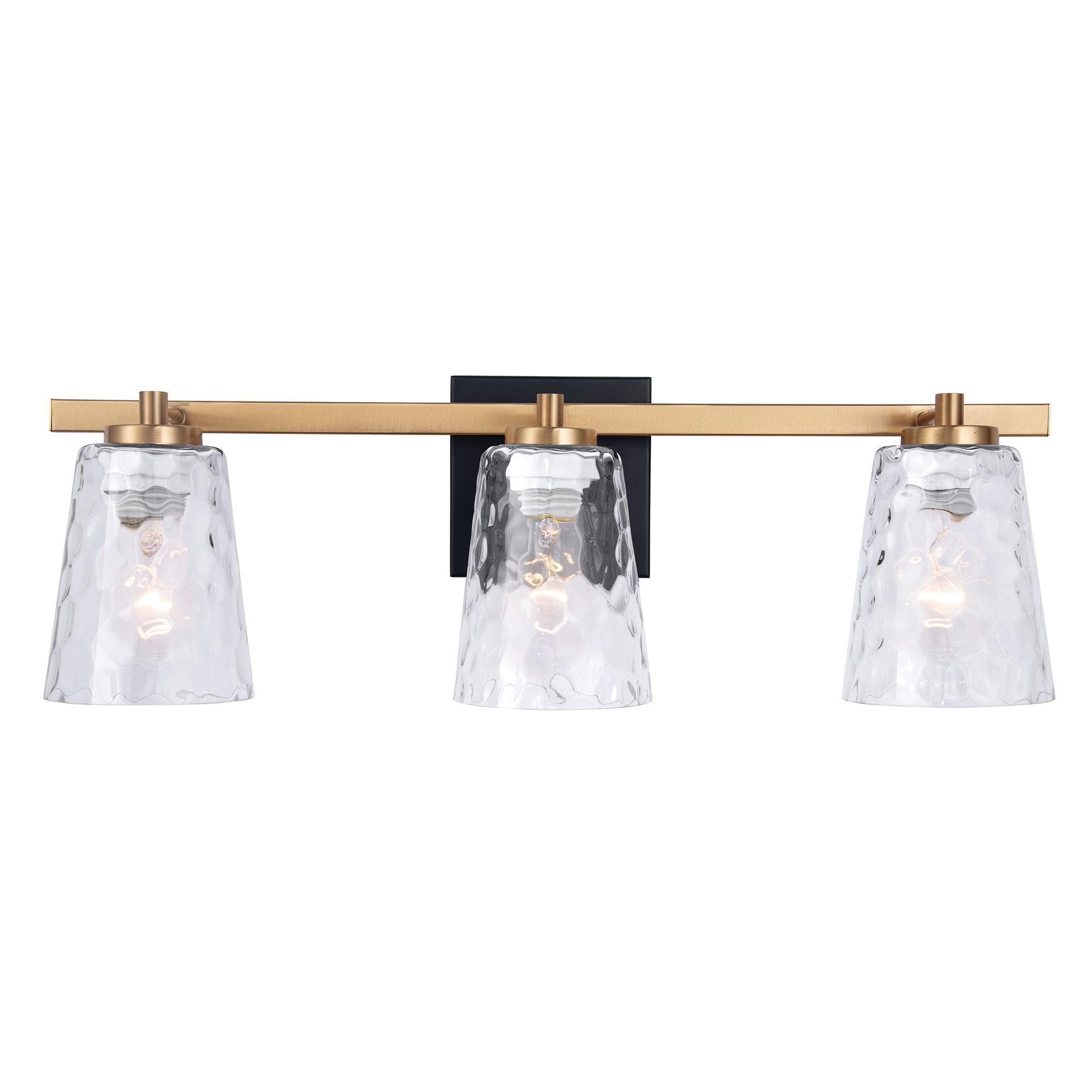 Radiance Modern 3-Light Dimmable Vanity Light - Bathroom Makeup Mirror Lighting Fixture for Bedroom, Dressing Room & Powder Room