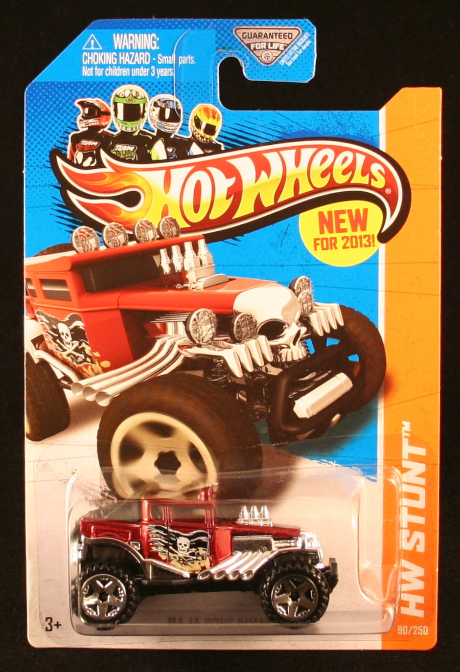 Hot Wheels 90/250 BAJA BONE SHAKER Die-Cast Car (Red) - 2013 HW Stunt Series Collectible Toy for Kids & Adults - Perfect for Racing, Display & Gift Giving
