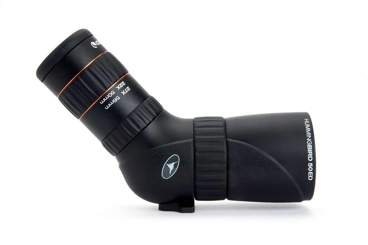 Hummingbird 7 22x50mm ED Angled Zoom Spotting Scope - High Power Bird Watching, Hunting & Nature Observation Telescope