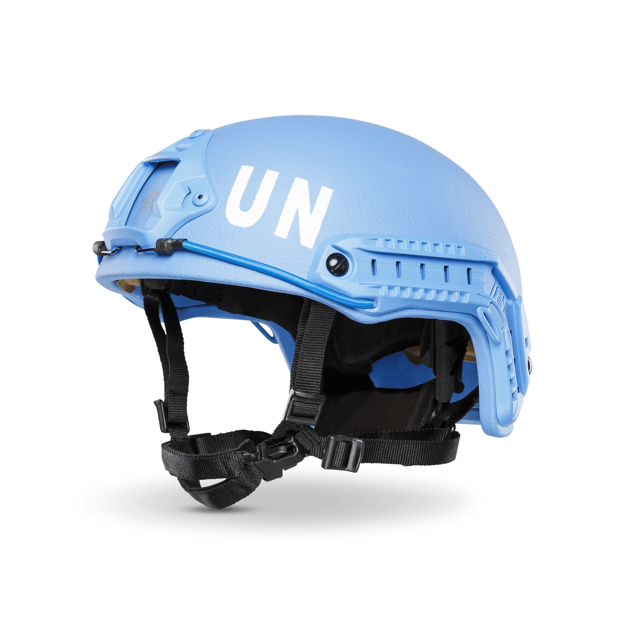 UN Ballistic Helmets - NIJ Level IIIA+ Certified for UN Contractors | Dark & Light Blue Options | Ideal for Peacekeeping & Security Missions