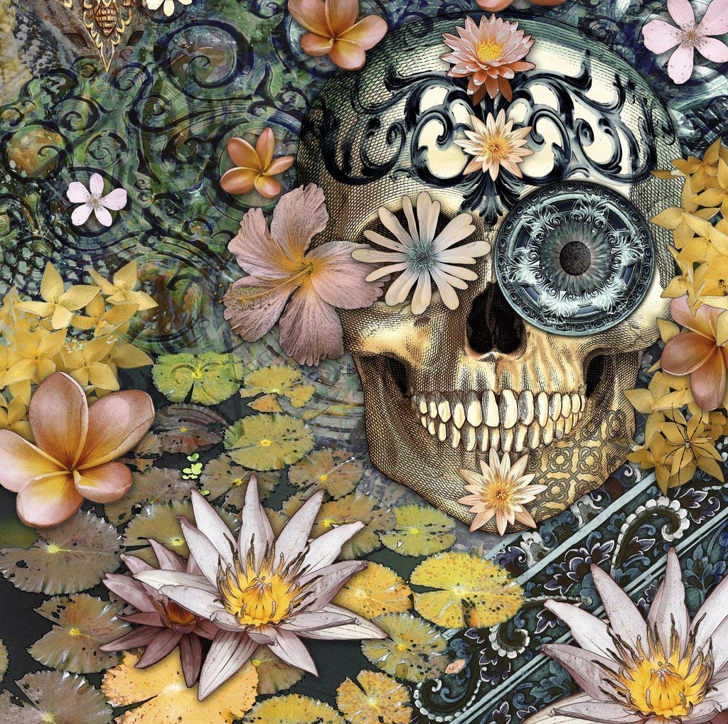 Premium 256-Piece Wooden Jigsaw Puzzle for Adults - Day of The Dead Theme - Handcrafted in USA by Nautilus Puzzles | Perfect for Relaxation, Home Decor & Gift Giving