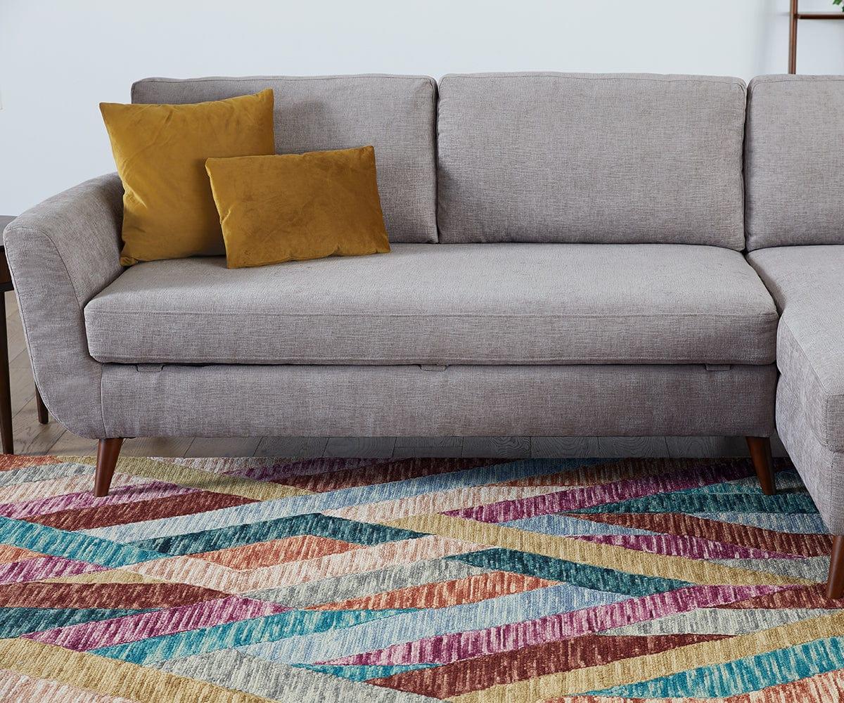 Jett Pull Out Storage Sleeper Sofa Bed with Under Seat Storage - Perfect for Small Spaces, Guest Rooms & Apartments