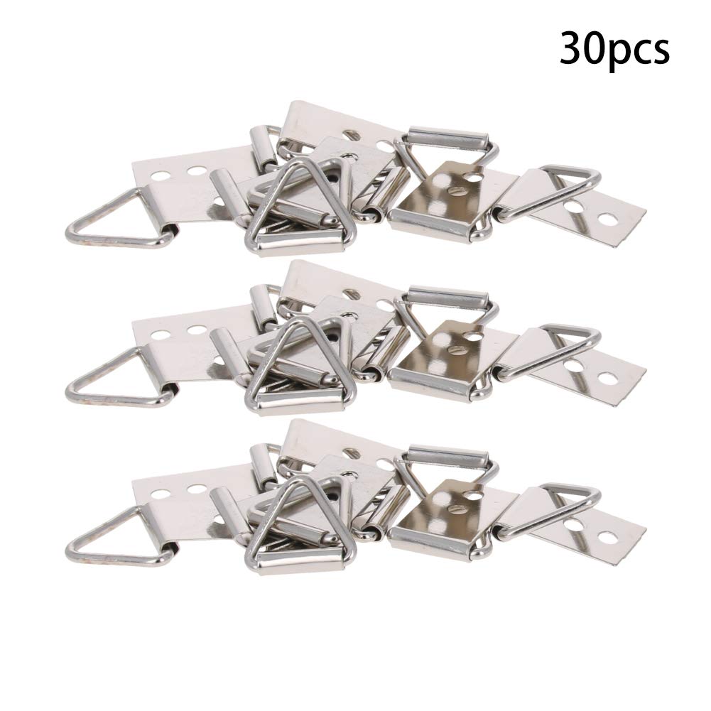MroMax 30PCS Silver Picture Frame Hooks 1.22