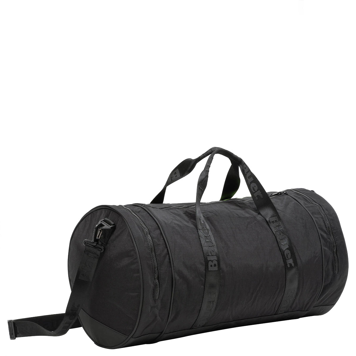 Blauer Duffy 03 Black Duffle Bag - Water-Resistant Travel Duffel for Gym, Work & Weekend Trips - S5DUFFY03/BAL - Perfect Carry-On Luggage for Men & Women
