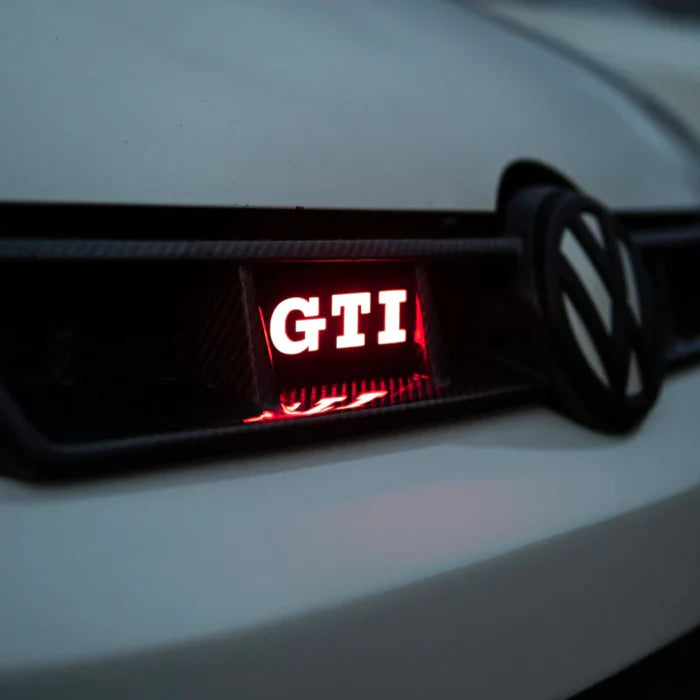 GTI Illuminated Multicolor Flow LED Badge - Custom Light Up Logos for Night Events, Parties & Promotions | Perfect for DJs, Clubs, Concerts & Brand Marketing