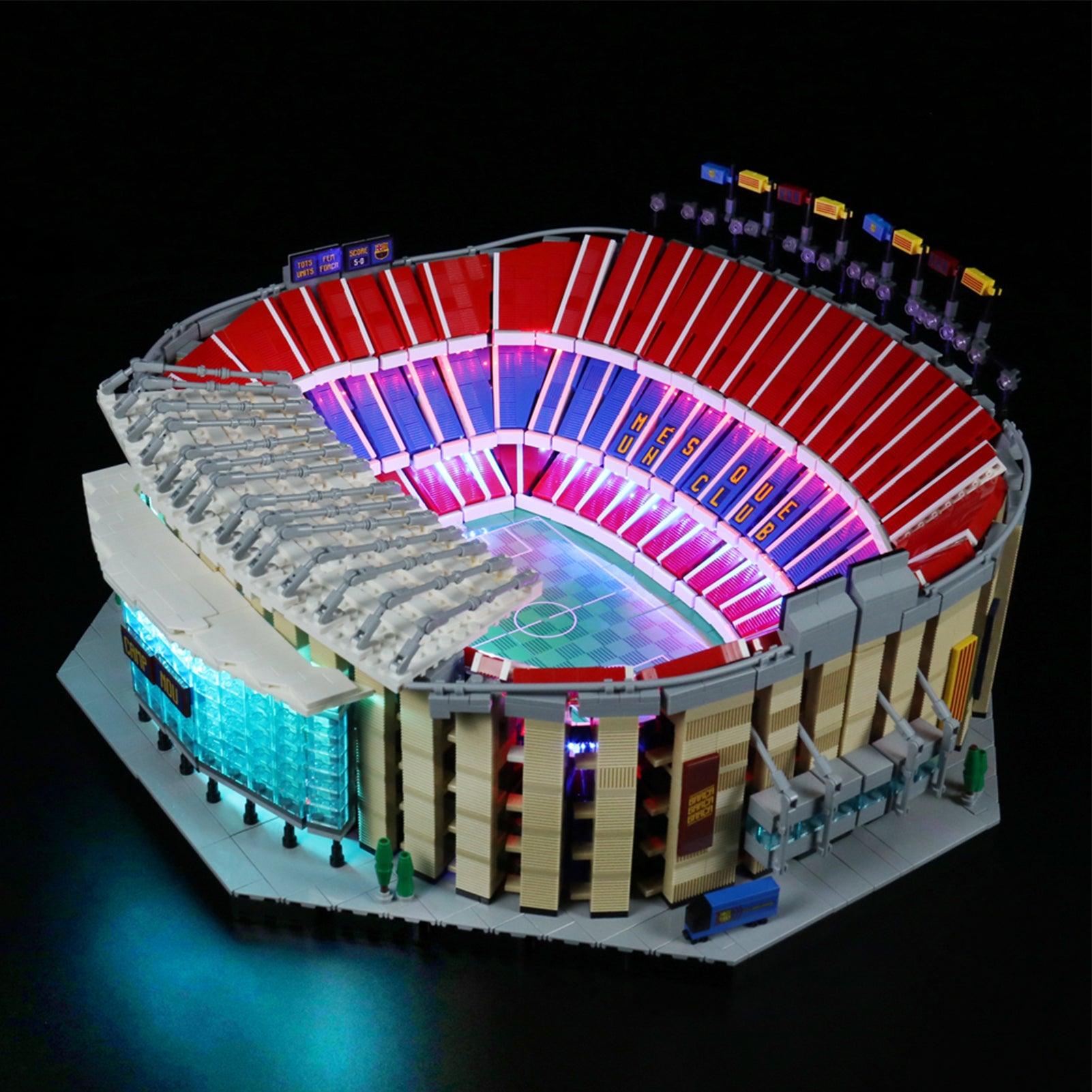 LEGO City Camp Nou FC Barcelona 10284 Light Kit – LED Lighting Set for LEGO Stadium Model – Perfect for Display & Nighttime Showcase